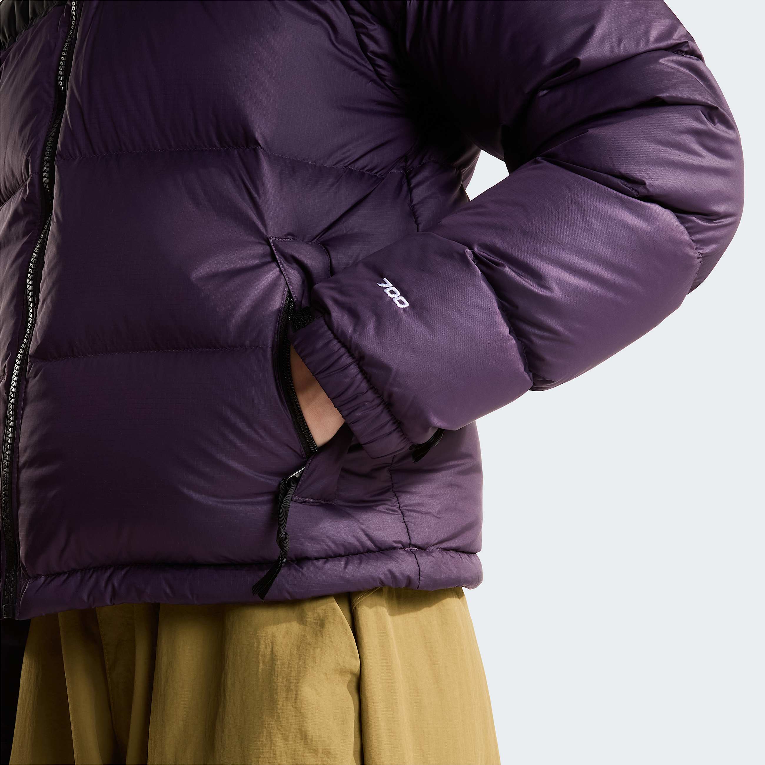 Womens 1996 Retro Nuptse Jacket TNF Endless Dusk TNF Black ALT6