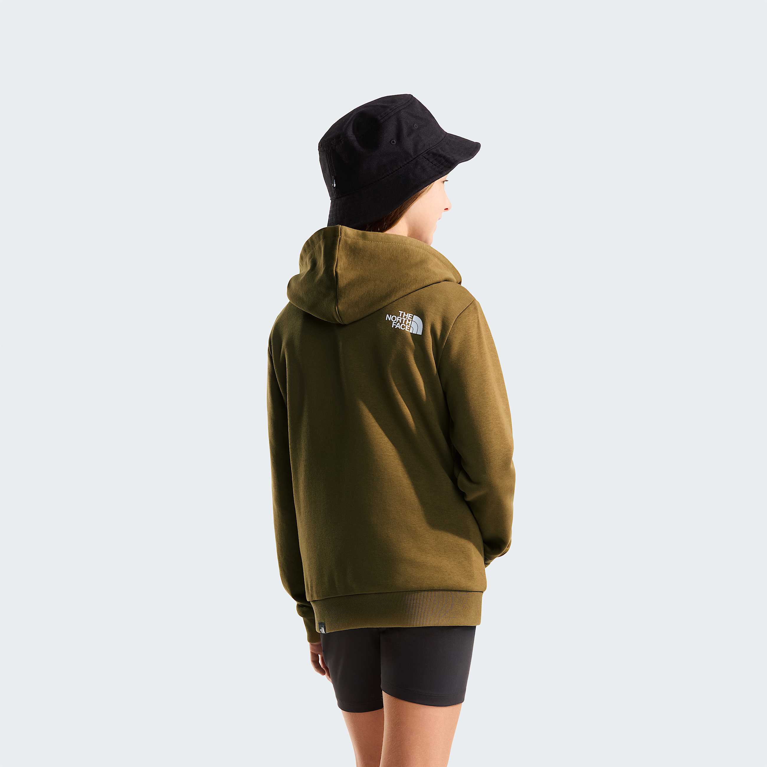 Felpa con cappuccio Simple Dome Light Regular da ragazzi TNF ALT9