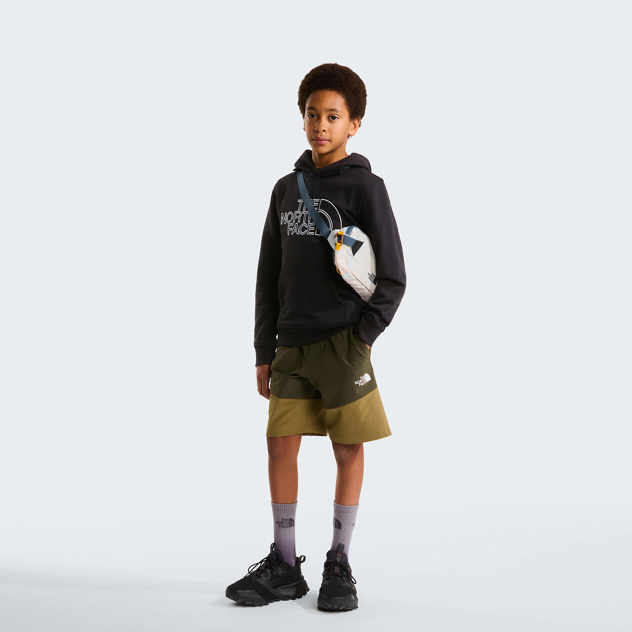 Teens Hike Shorts TNF New Taupe GreenCedar ALT1