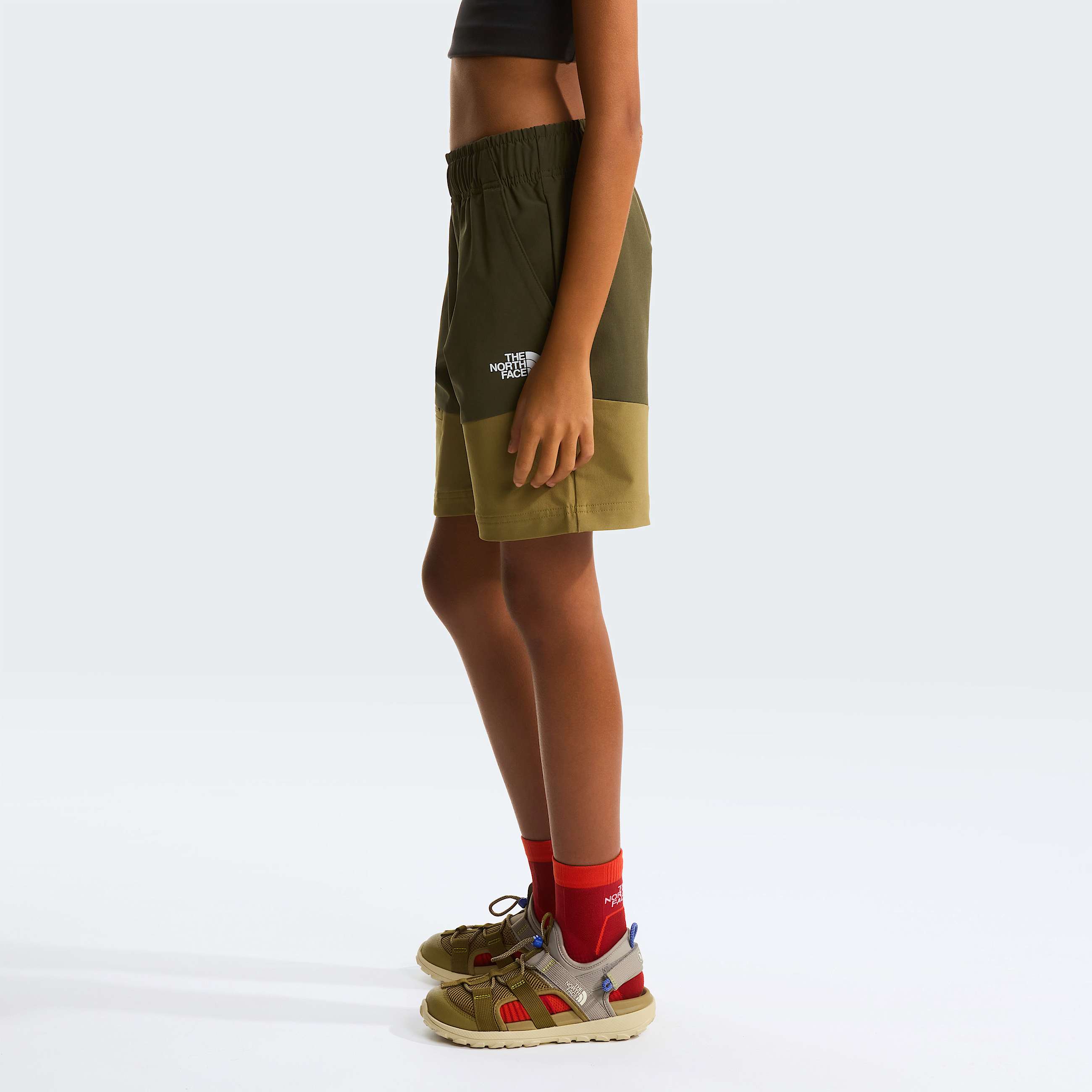 Teens Hike Shorts TNF New Taupe GreenCedar ALT9