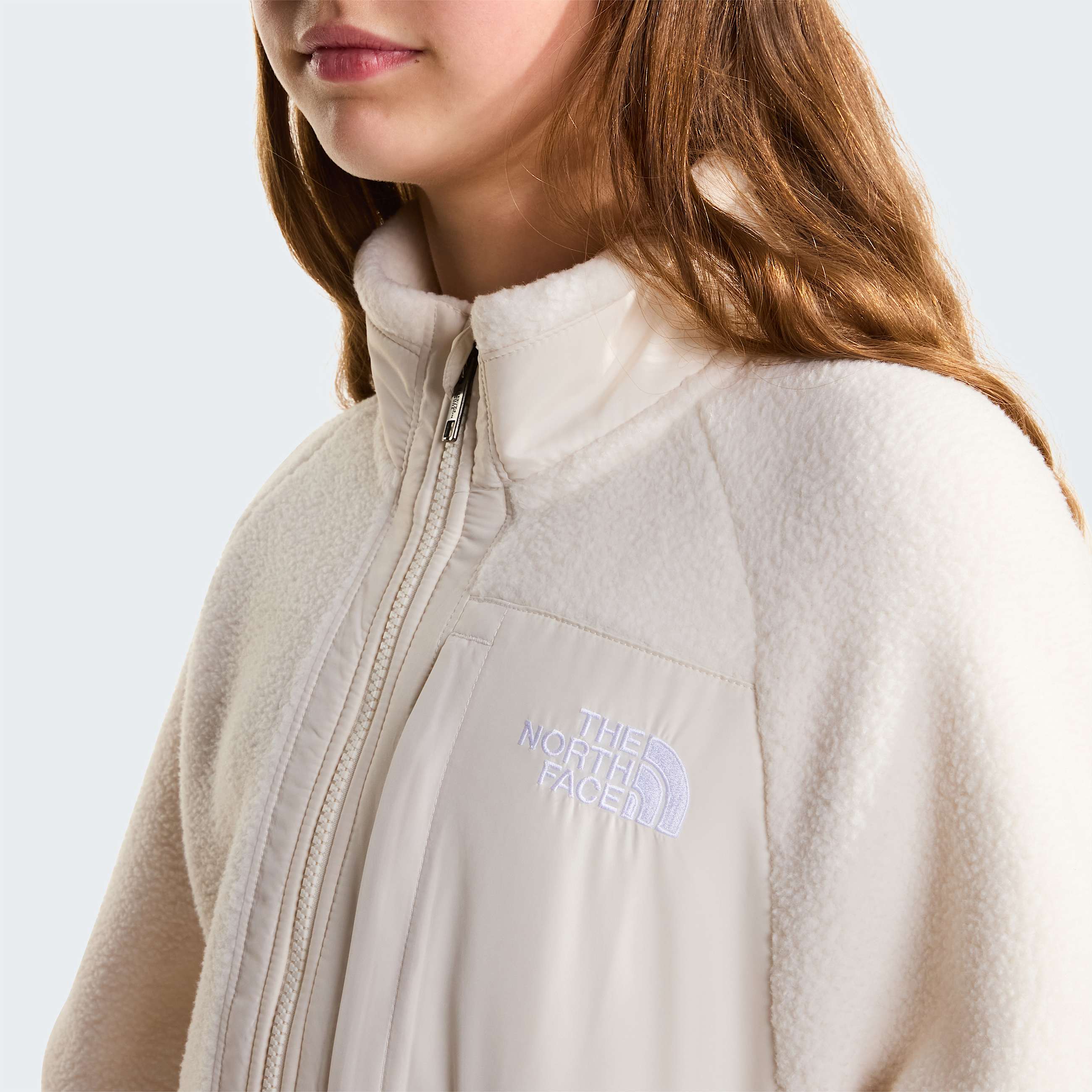 Yumiori Fleecejacke mit durchgehendem RV fr Mdchen TNF ALT5