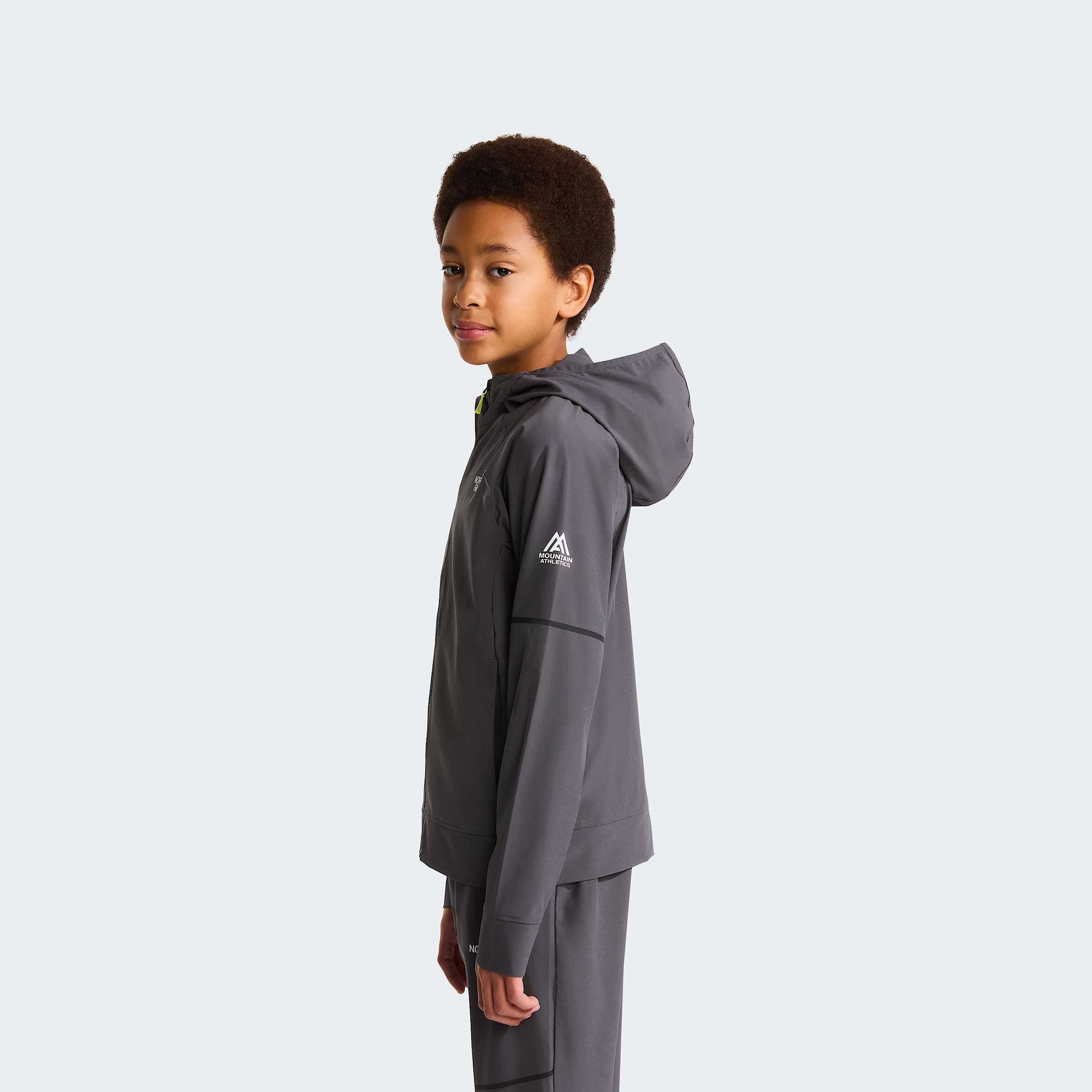 Teens Mountain Athletics Woven Jacket TNF Anthracite Grey ALT2