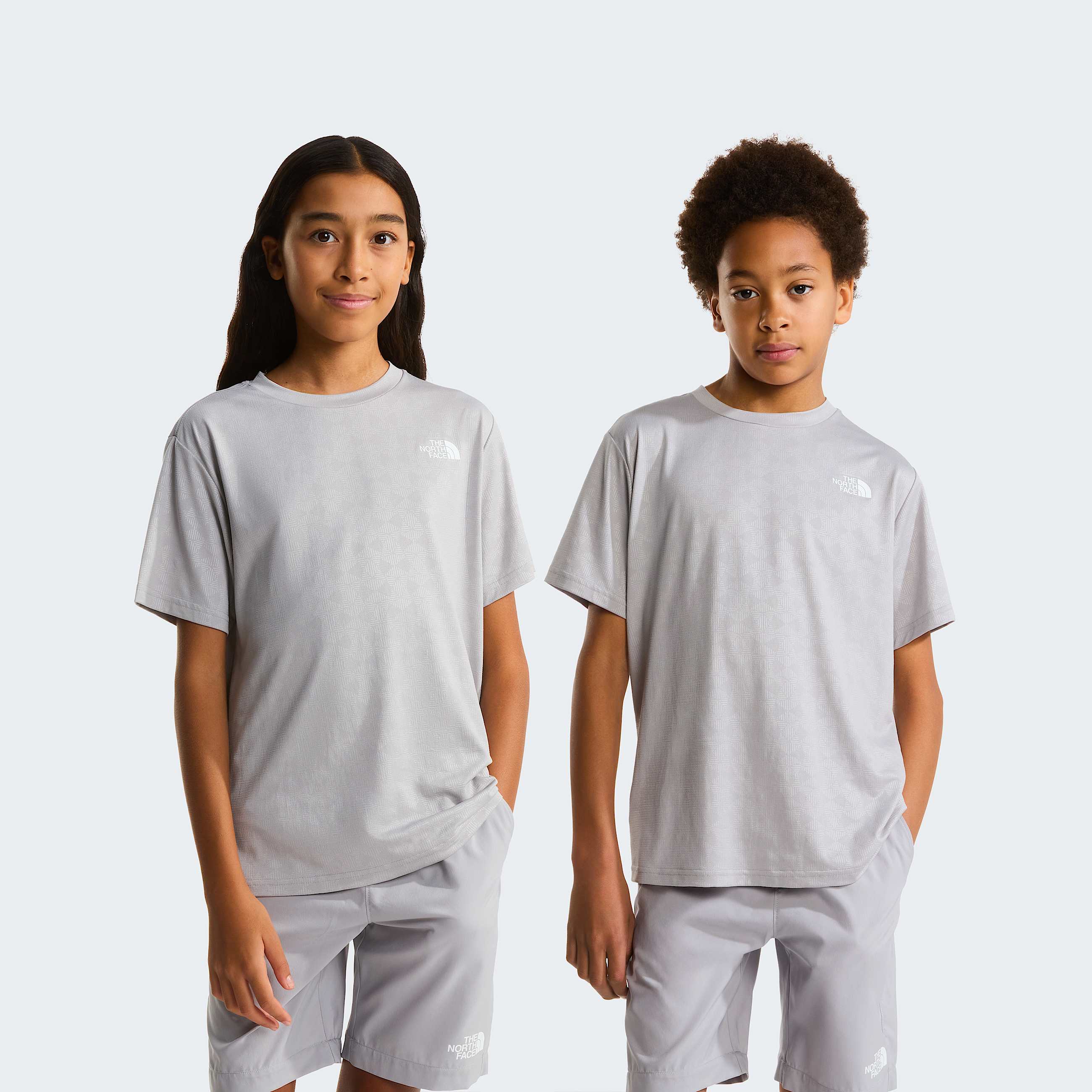 Teens 247 Pentadome Embossed TShirt TNF HERO