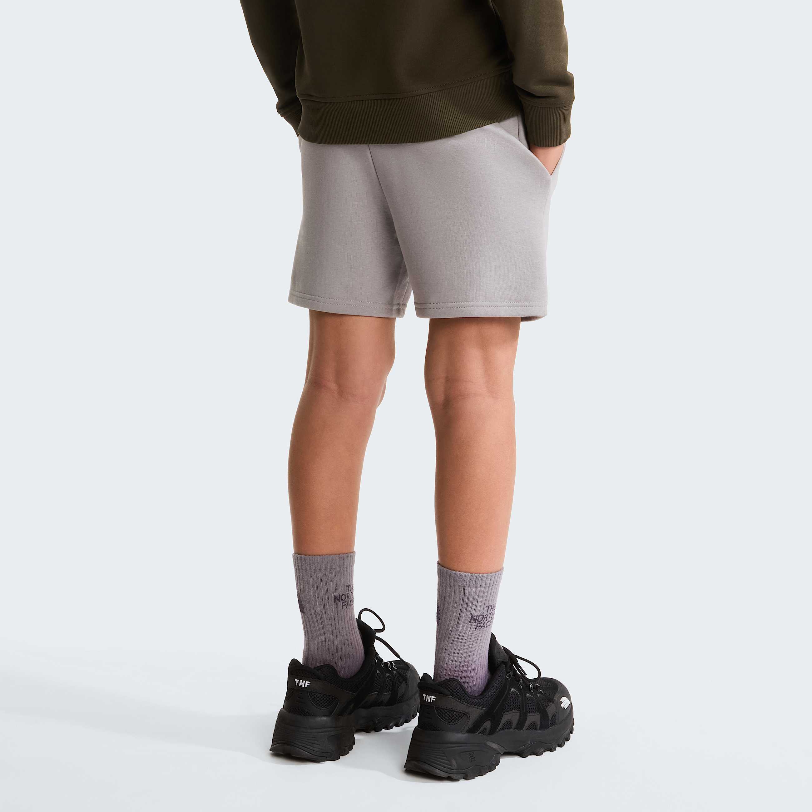 Teens Simple Dome Light Regular Shorts TNF Meld Grey ALT3