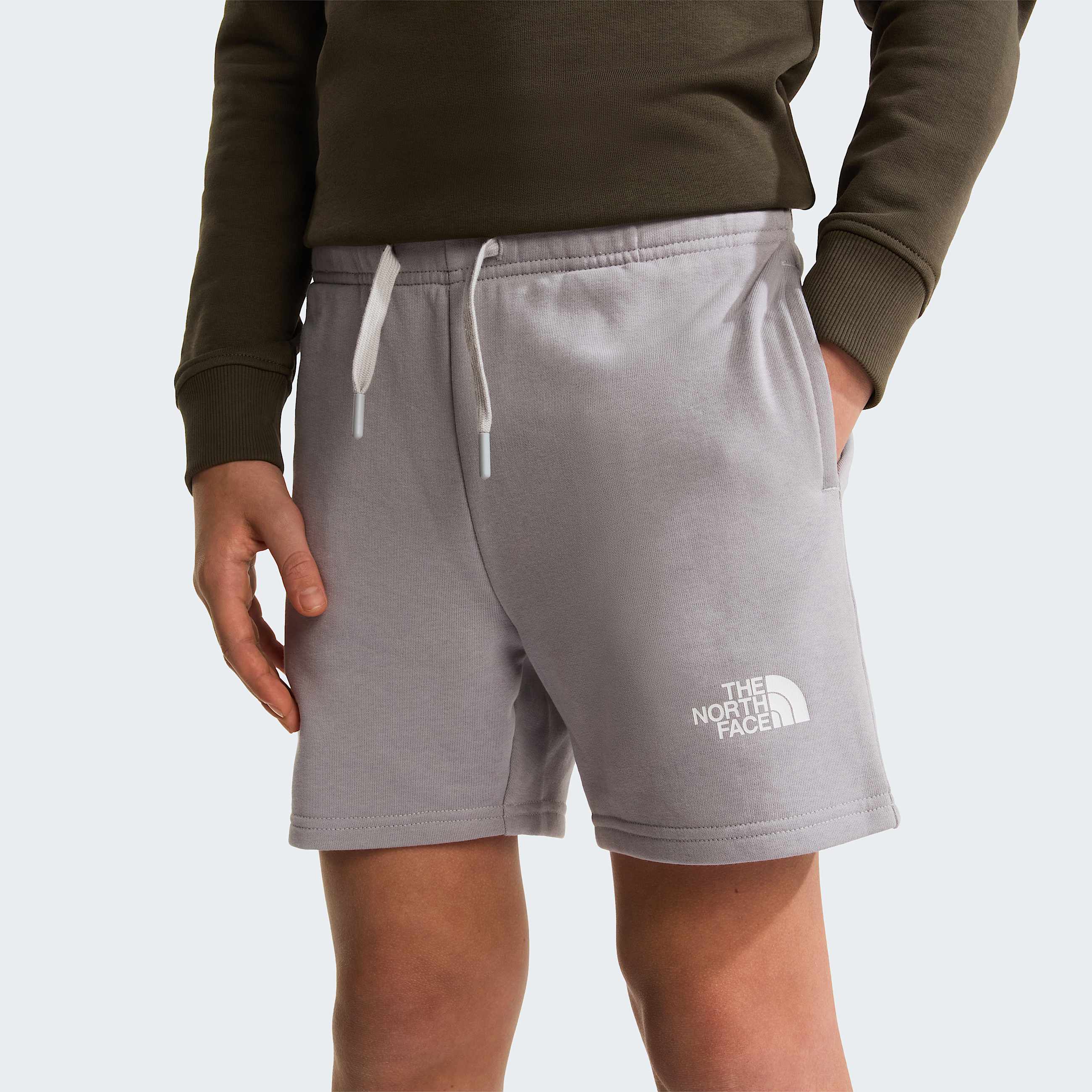 Teens Simple Dome Light Regular Shorts TNF Meld Grey ALT4