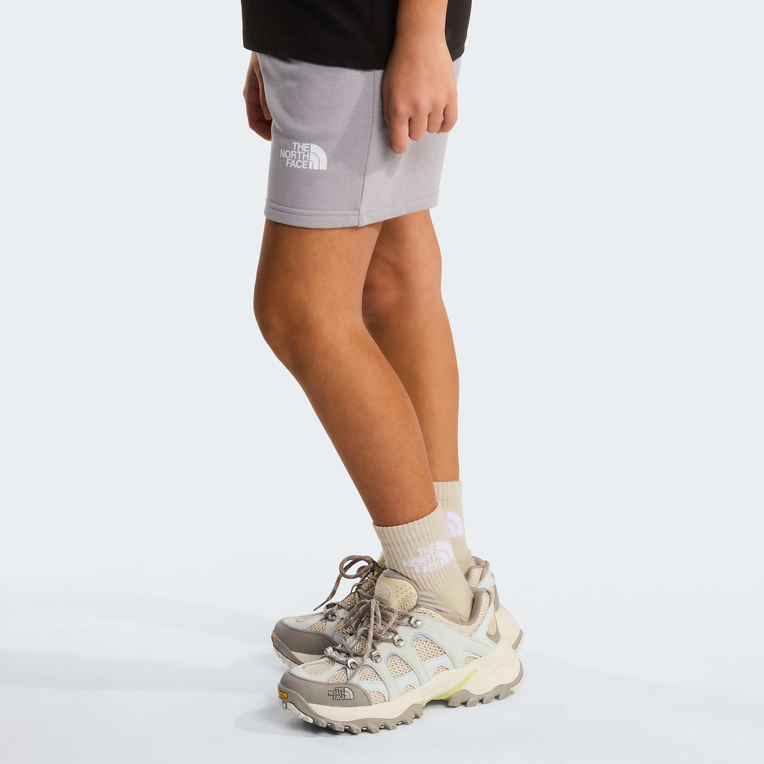 Teens Simple Dome Light Regular Shorts TNF Meld Grey ALT8