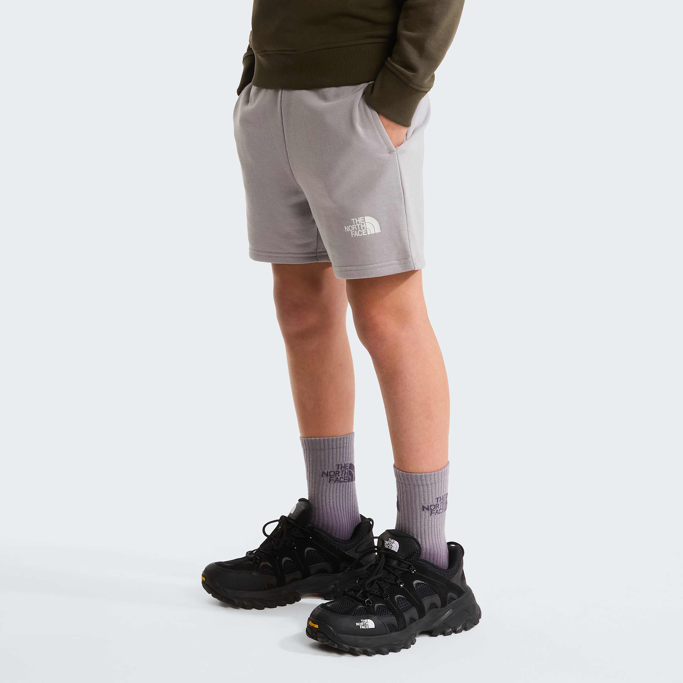 Teens Simple Dome Light Regular Shorts TNF Meld Grey HERO