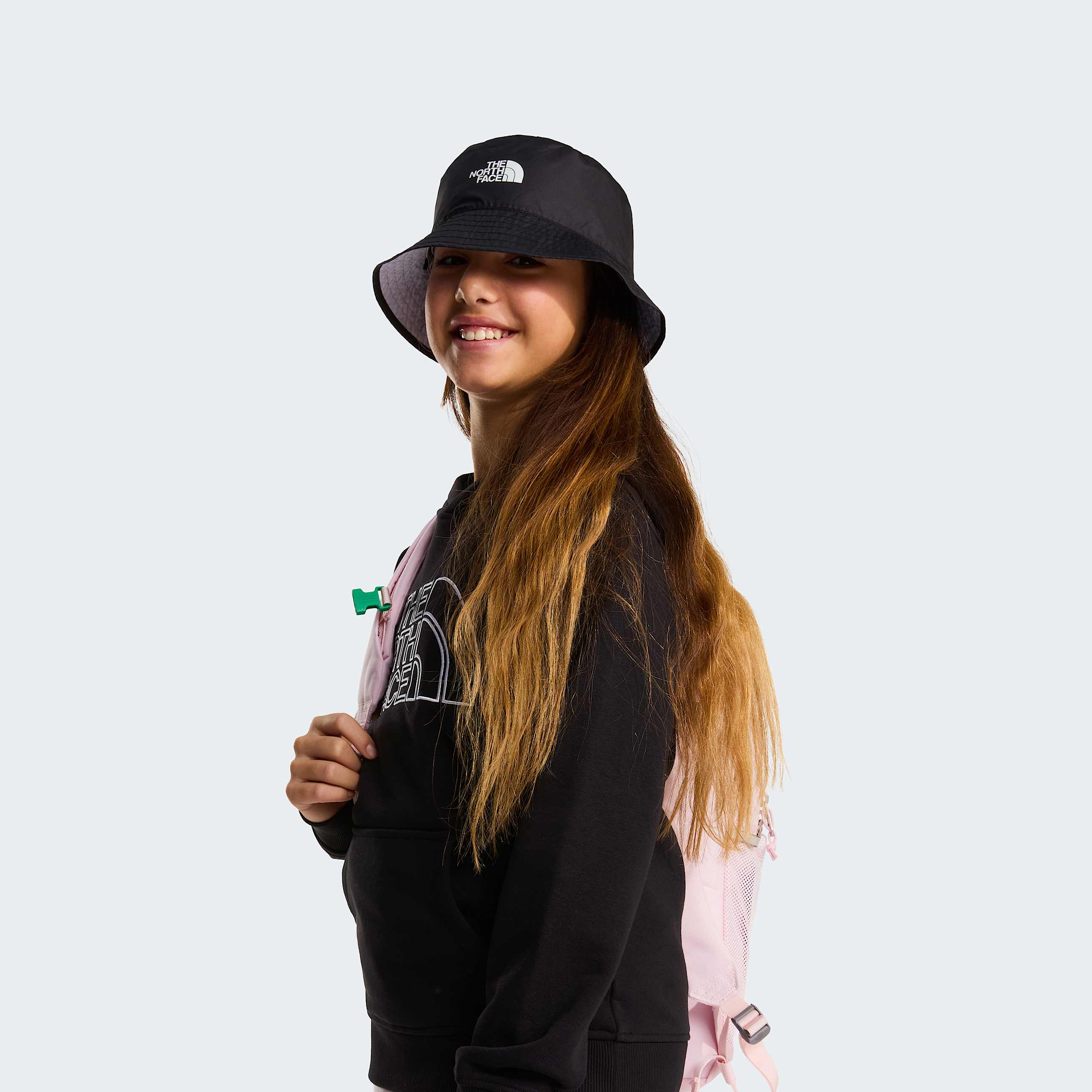 Teens Drew Peak Light Regular Hoodie TNF TNF Black ALT10