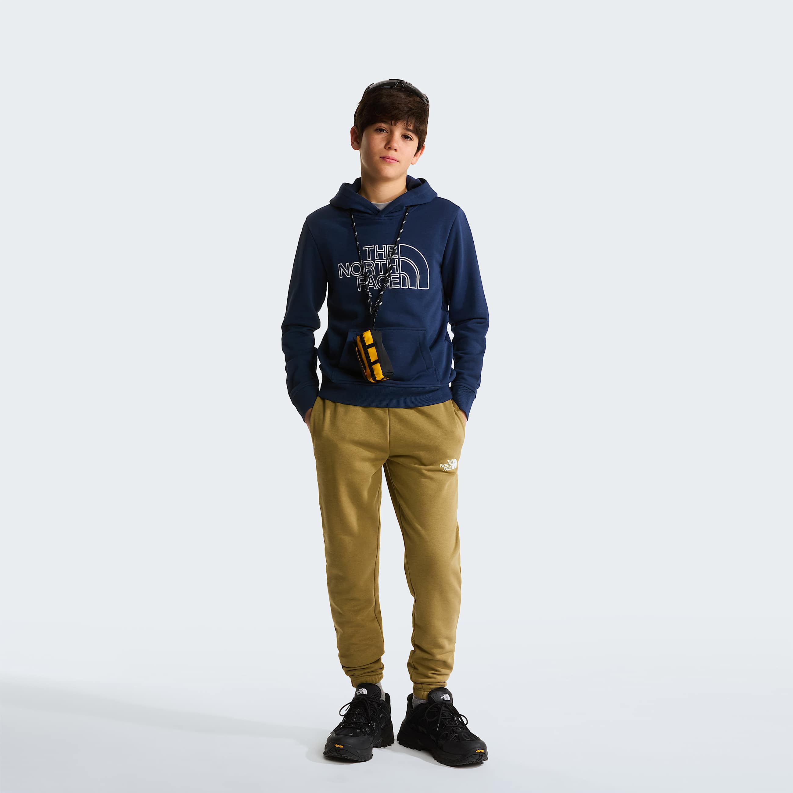 Joggers Simple Dome Light Regular affusolati da ragazzi TNF ALT1