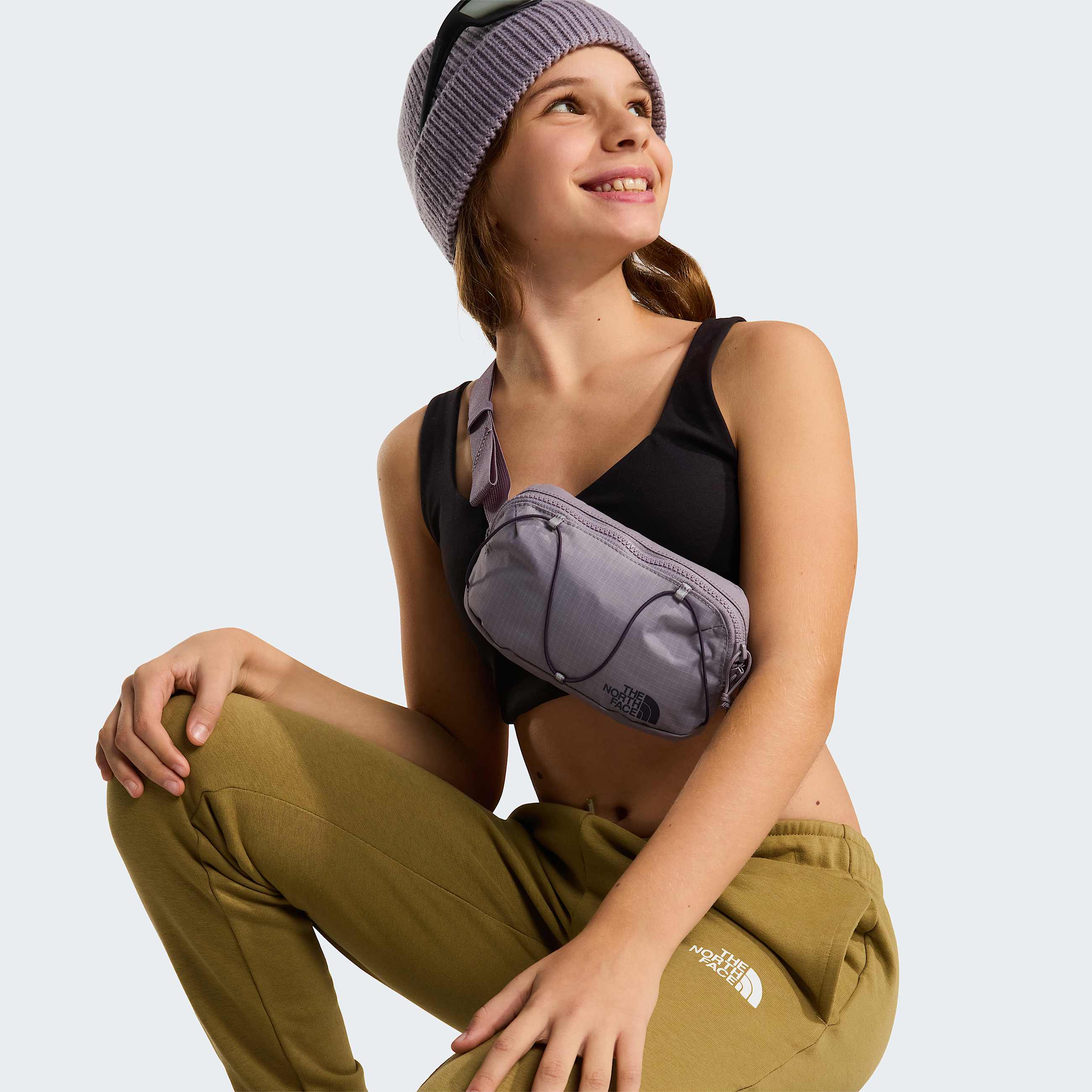 Joggers Simple Dome Light Regular affusolati da ragazzi TNF ALT10