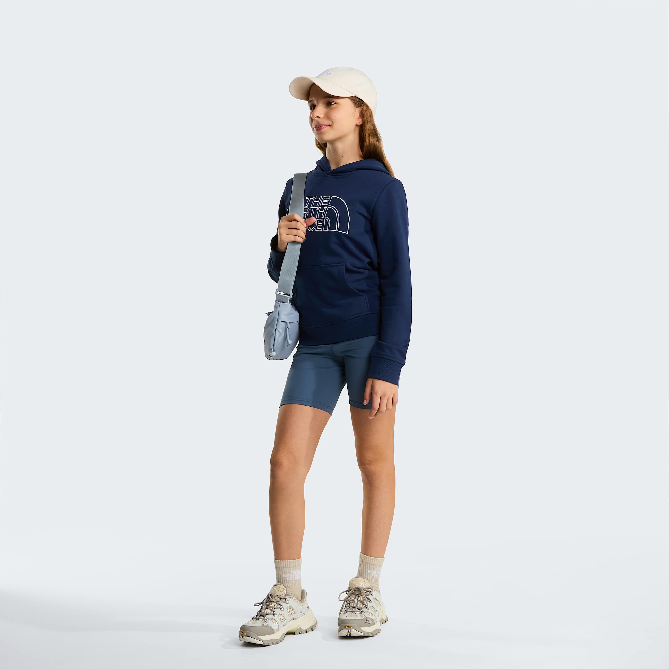 Felpa con cappuccio Drew Peak Light Regular da ragazzi TNF ALT7