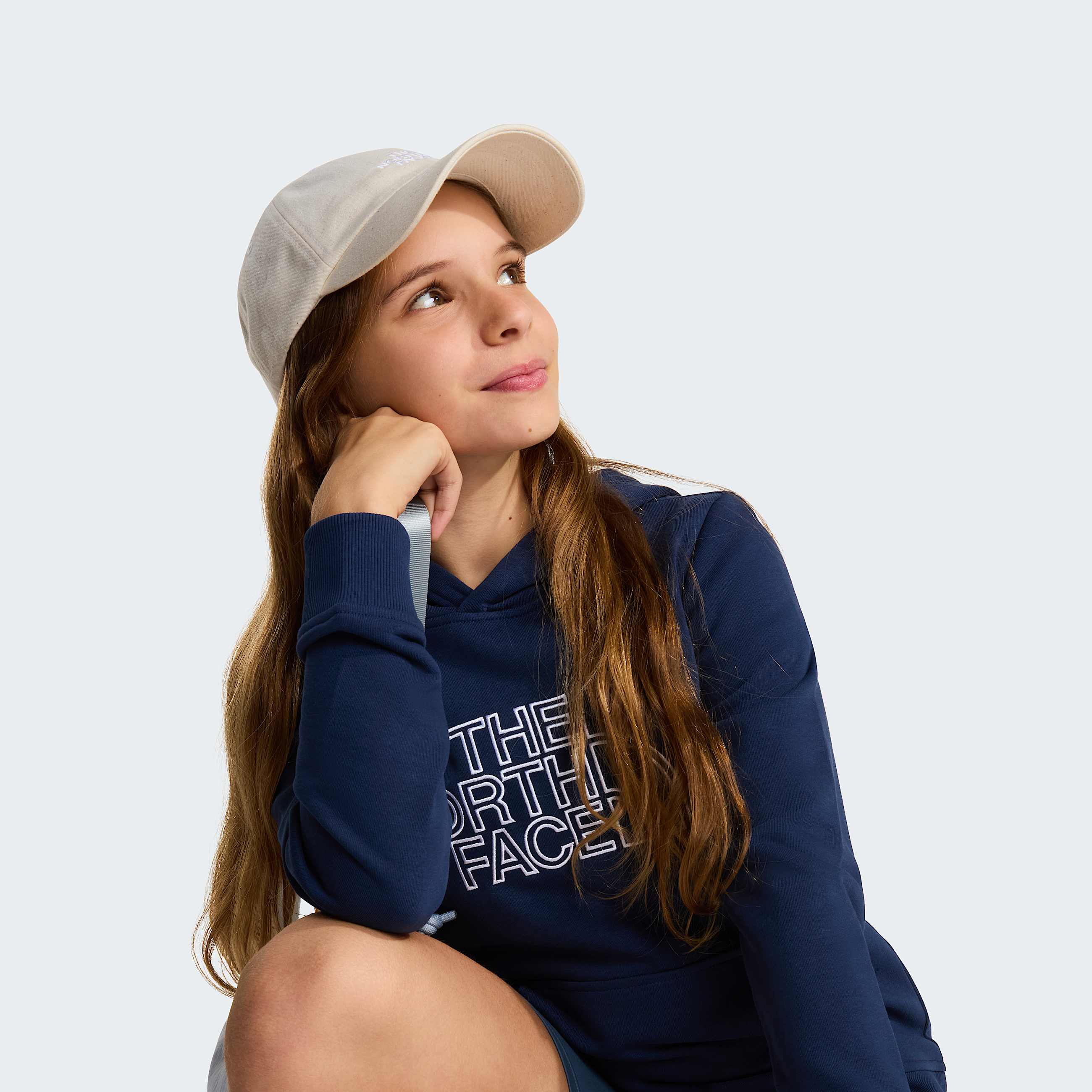 Felpa con cappuccio Drew Peak Light Regular da ragazzi TNF ALT10