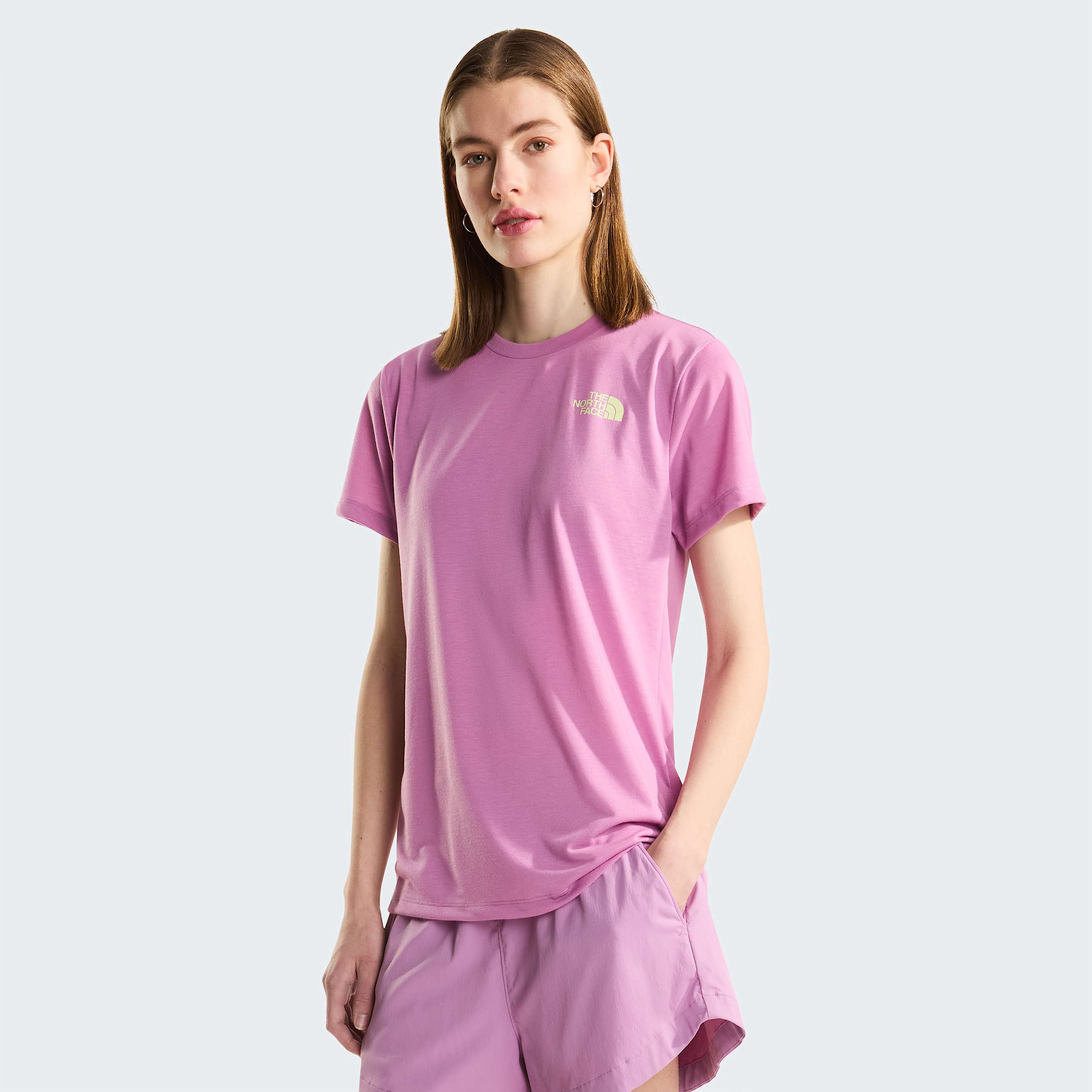 Womens Foundation Mountain TShirt TNF Hushed Lavender ALT1