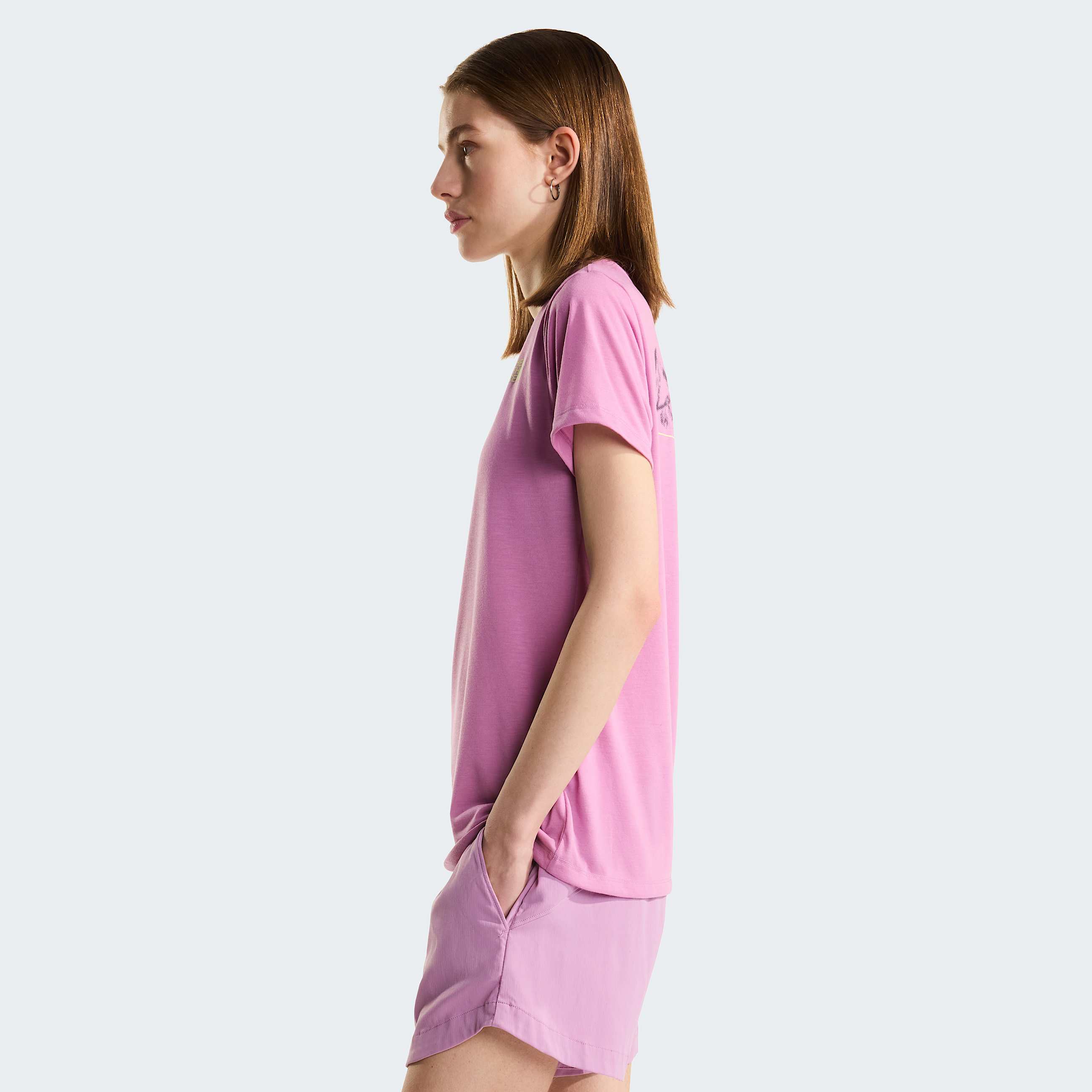 Womens Foundation Mountain TShirt TNF Hushed Lavender ALT3