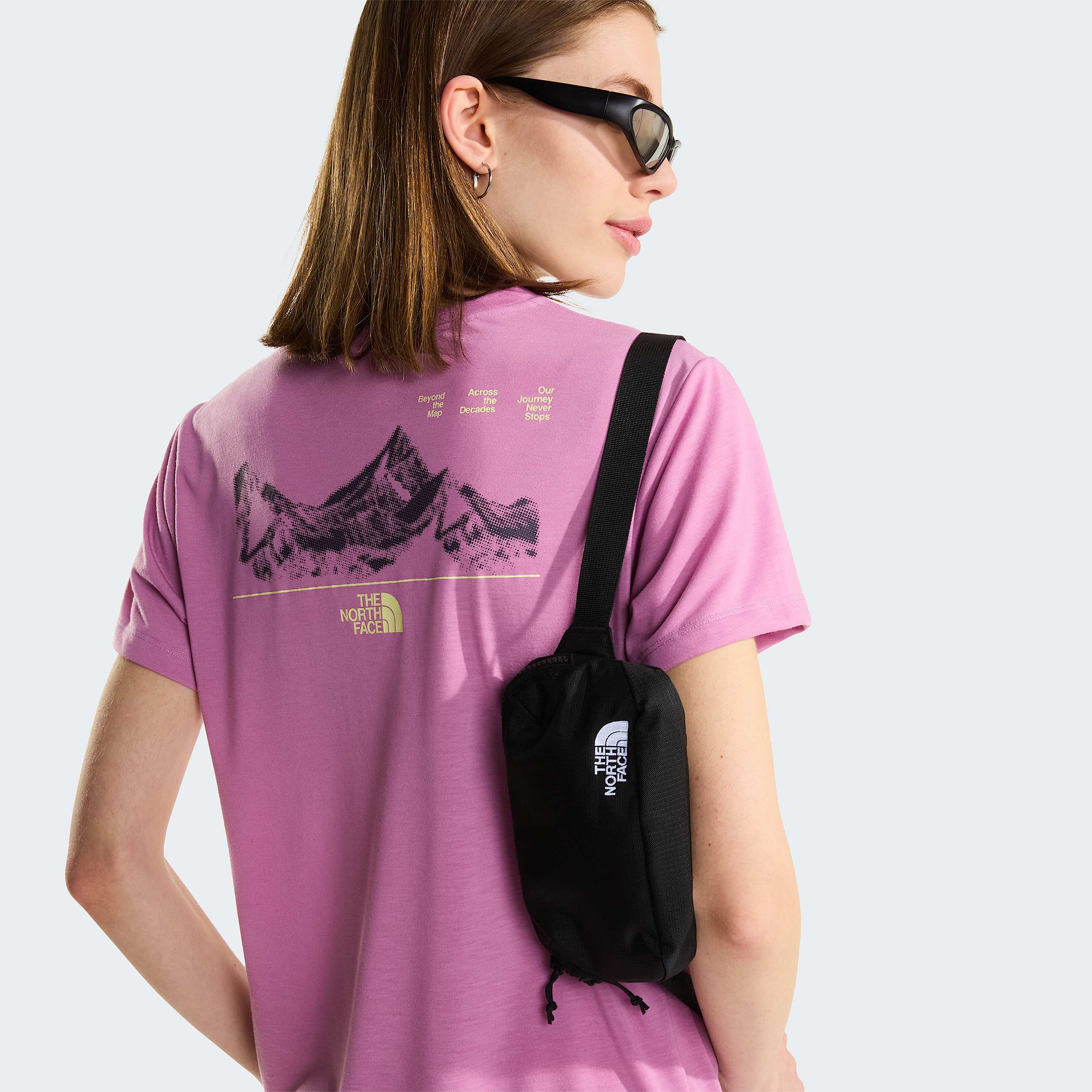 Womens Foundation Mountain TShirt TNF Hushed Lavender ALT6