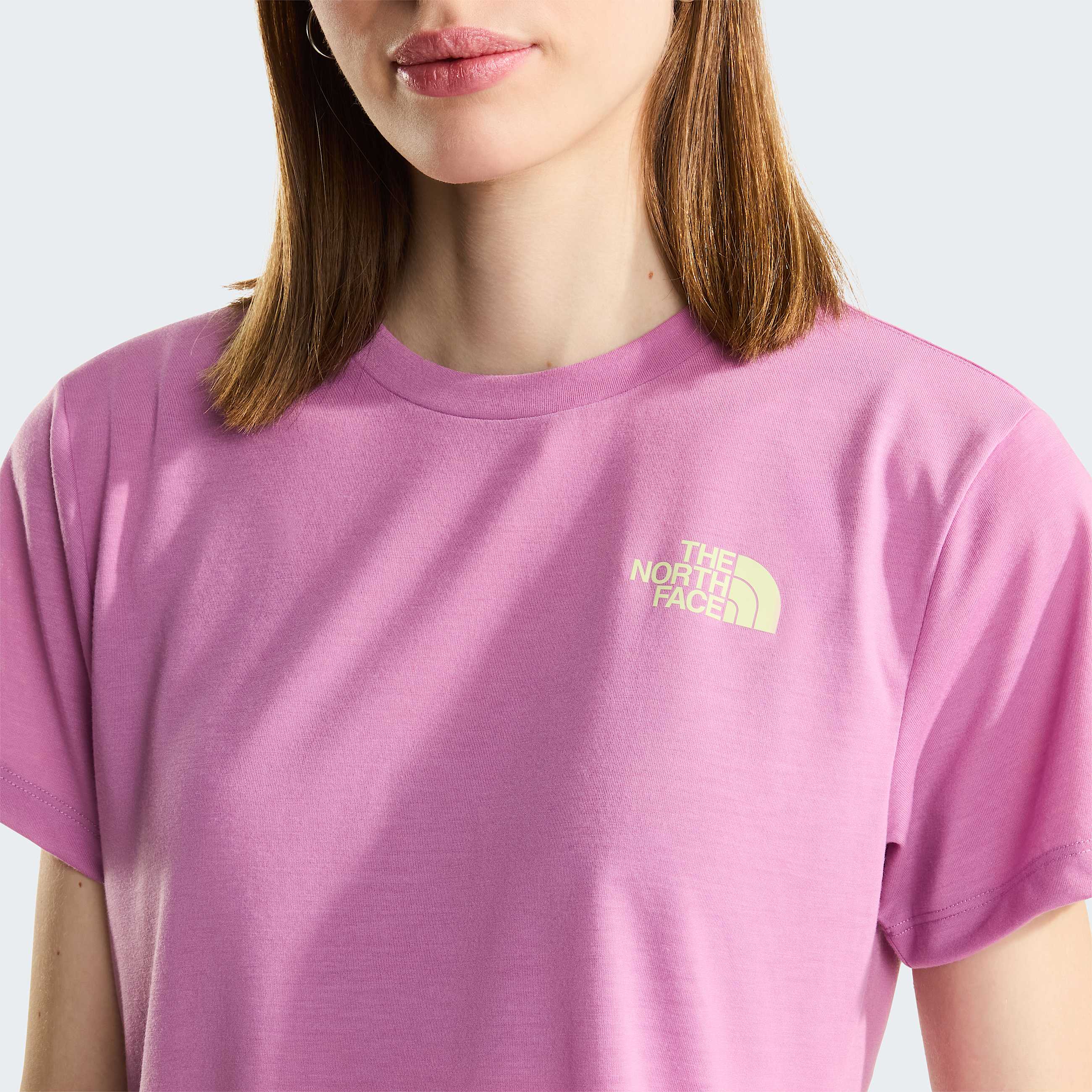 Womens Foundation Mountain TShirt TNF Hushed Lavender ALT4