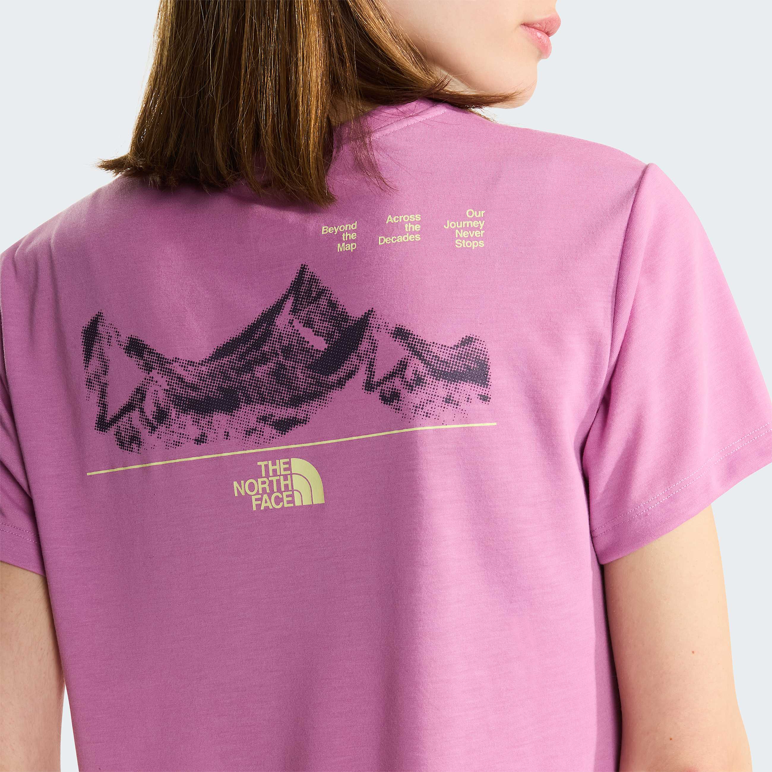 Womens Foundation Mountain TShirt TNF Hushed Lavender ALT5