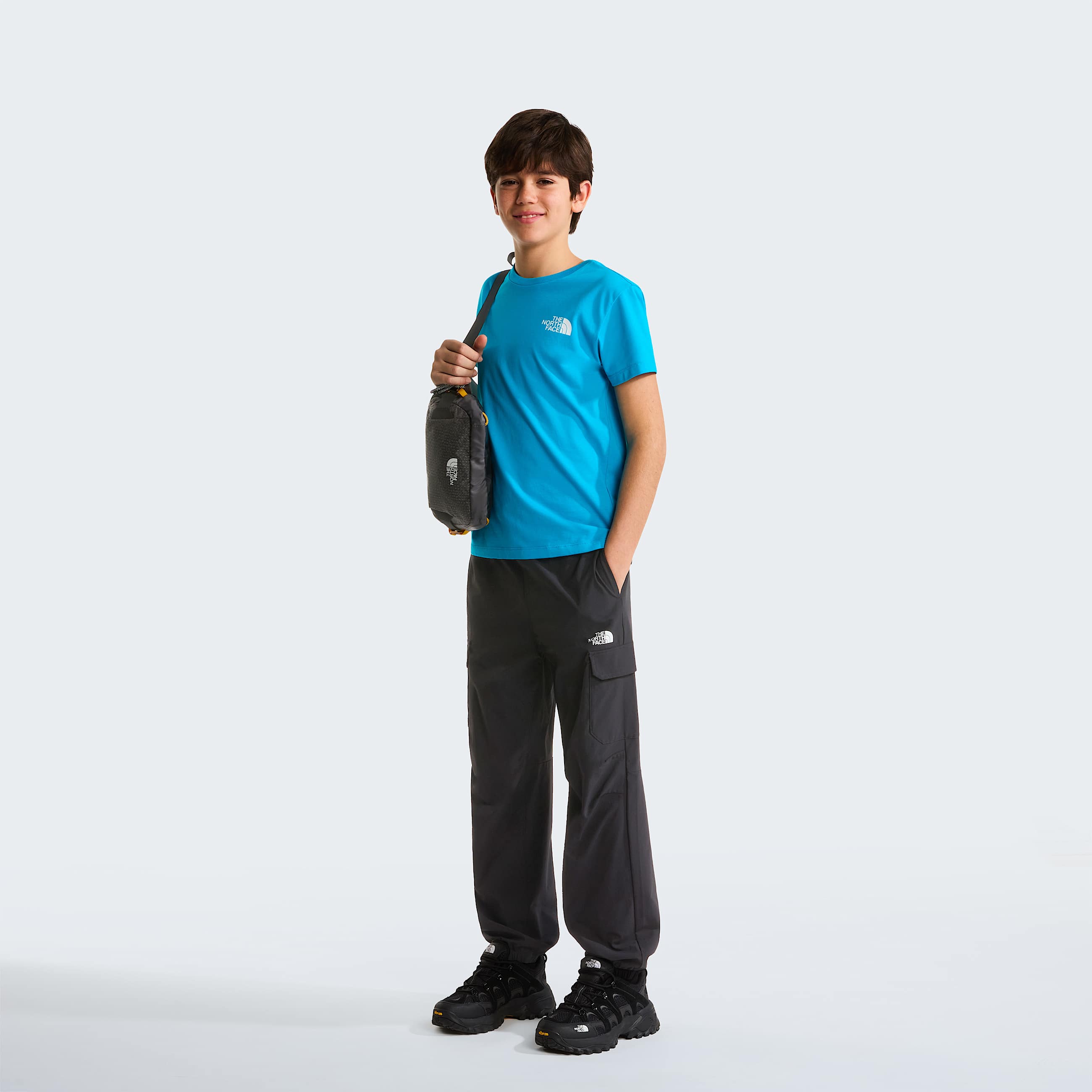 Teens Simple Dome TShirt TNF Meridian Blue ALT1