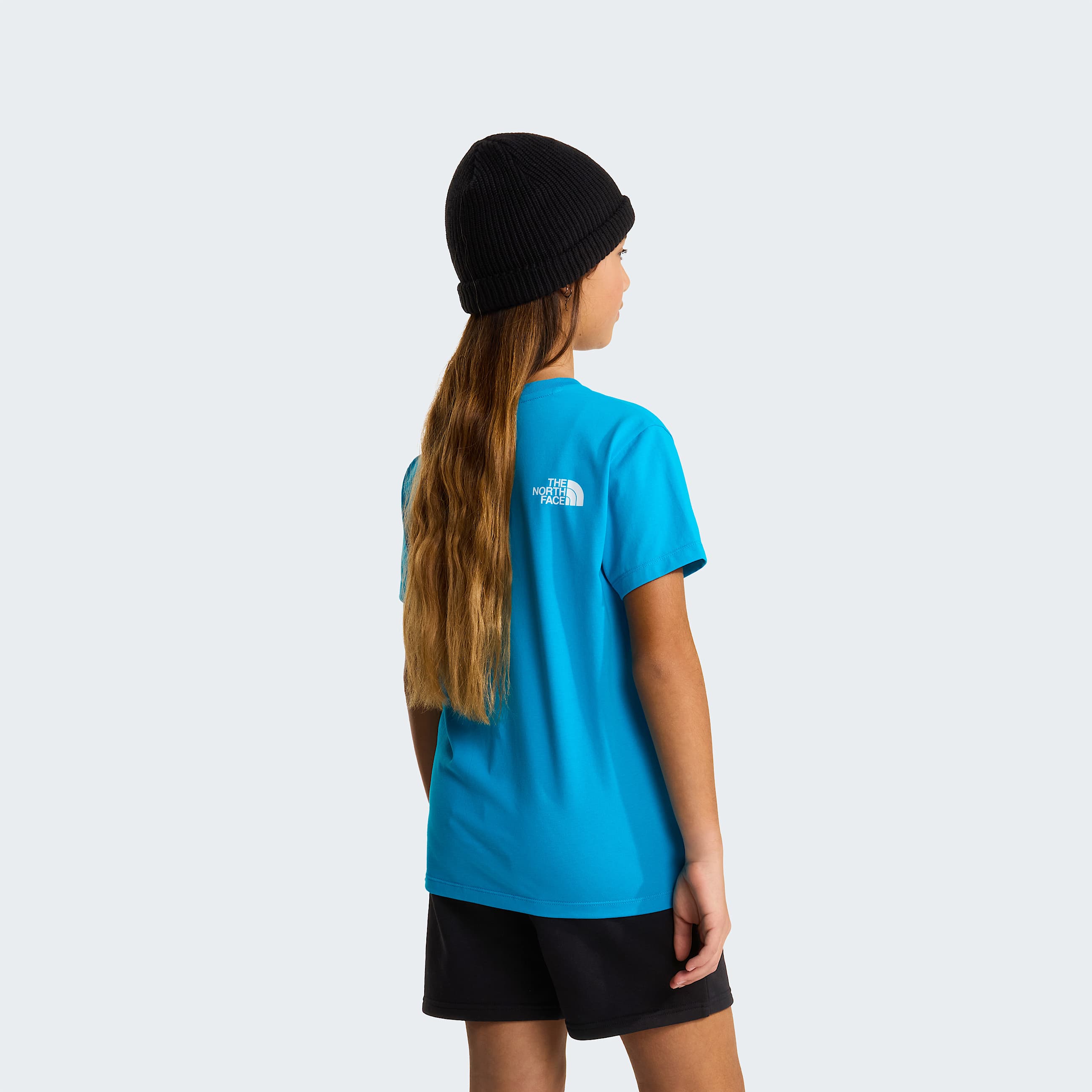 Teens Simple Dome TShirt TNF Meridian Blue ALT8