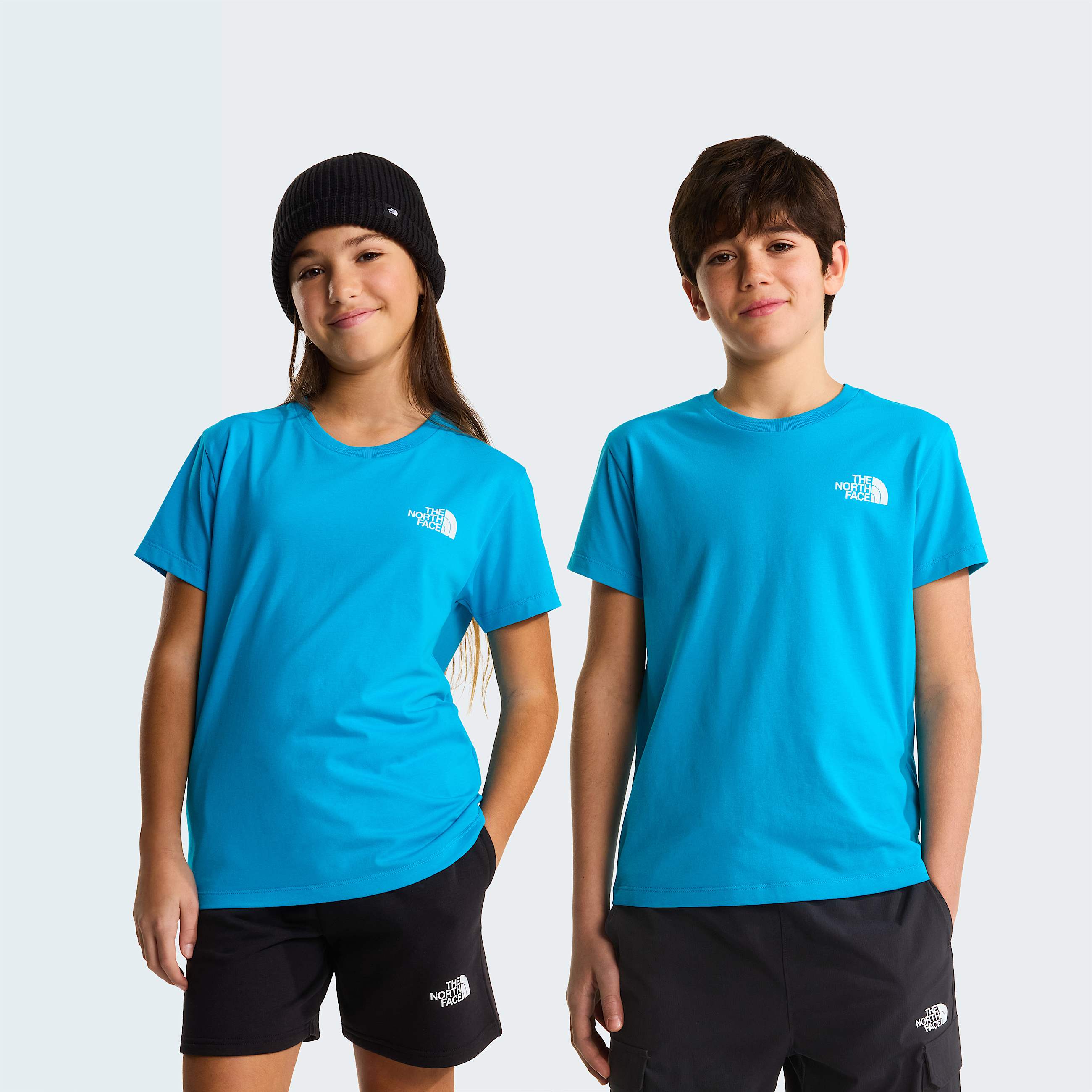 Teens Simple Dome TShirt TNF Meridian Blue HERO