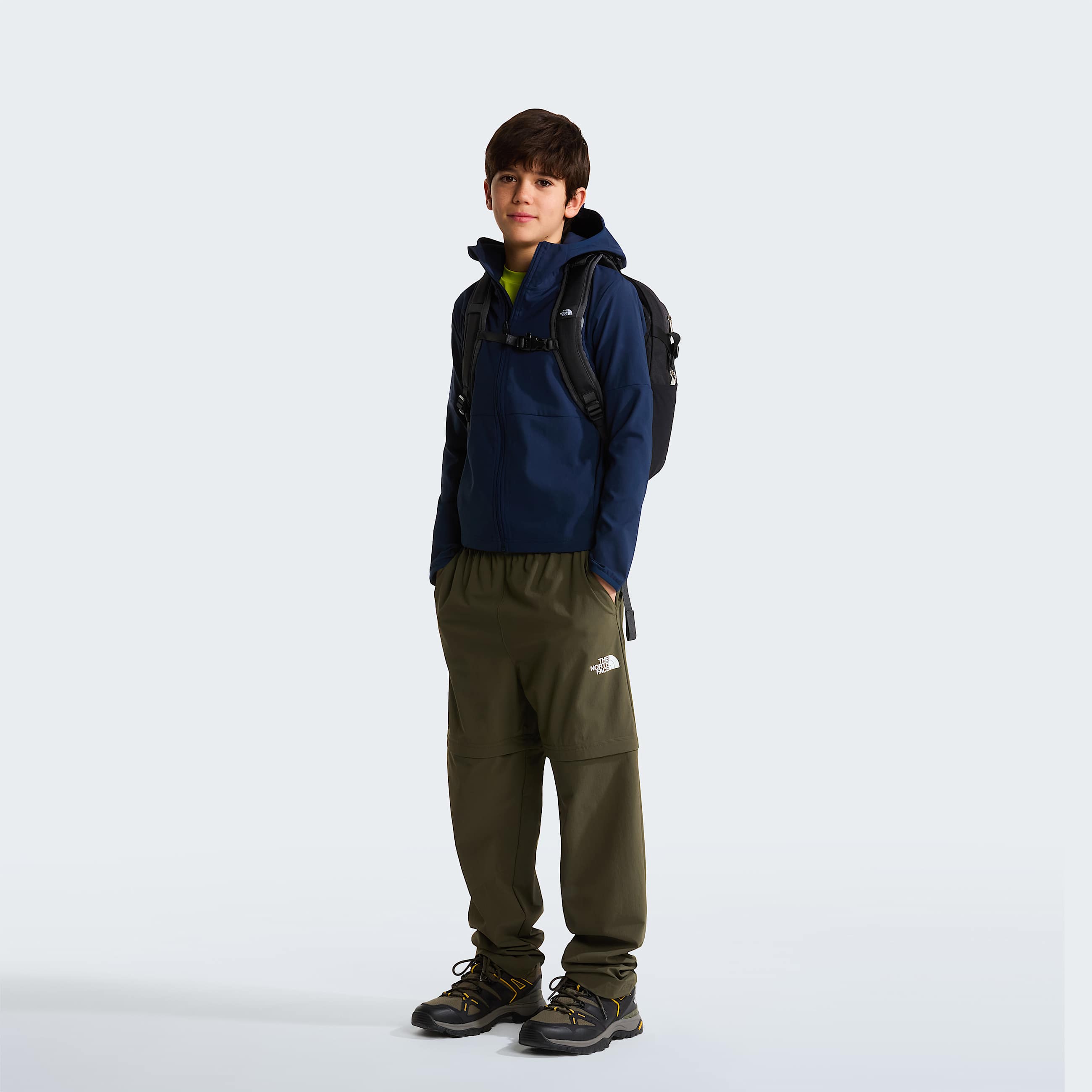 Boys On The Trail FullZip Hooded Jacket TNF Summit NavySilver Reflective ALT1