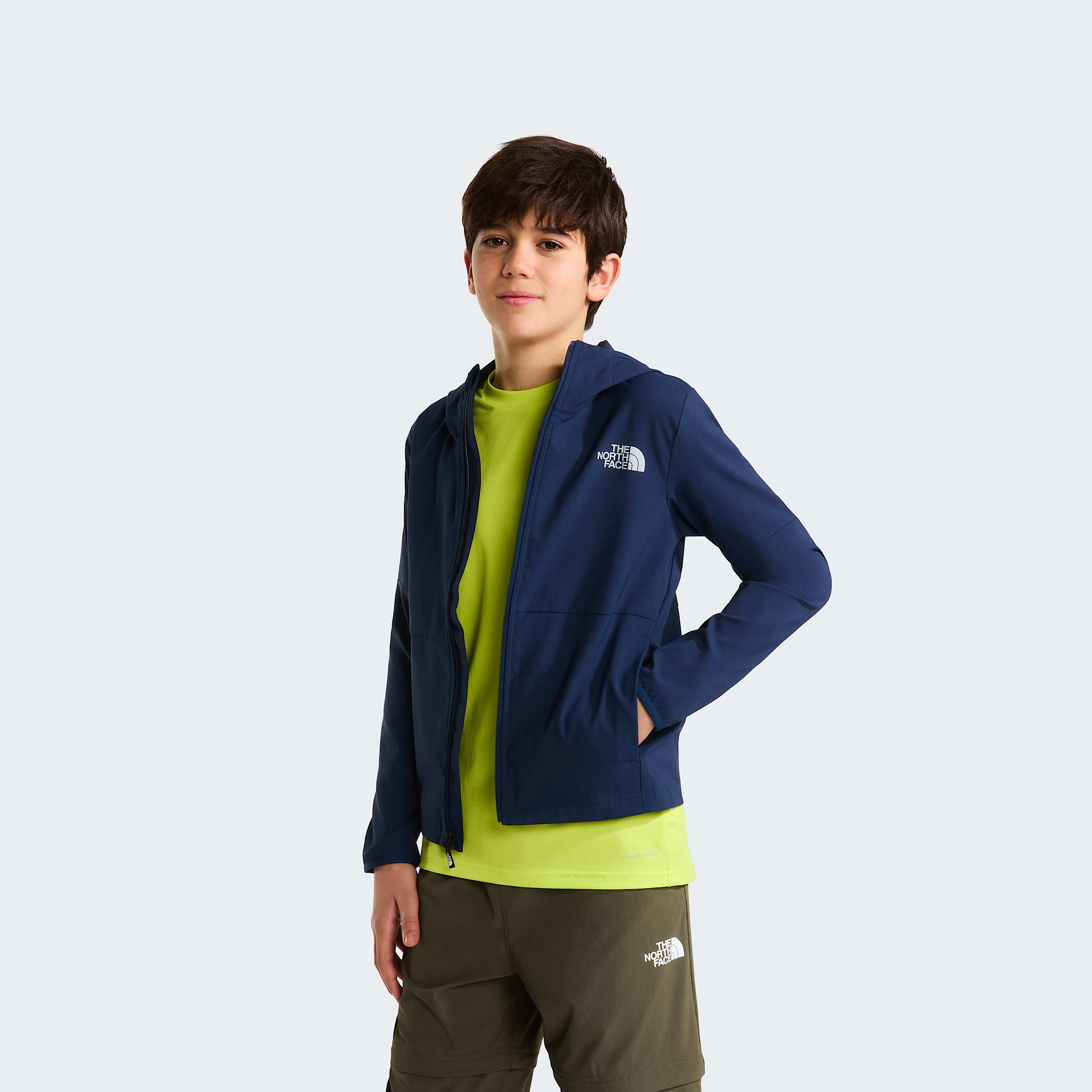 Boys On The Trail FullZip Hooded Jacket TNF Summit NavySilver Reflective ALT4