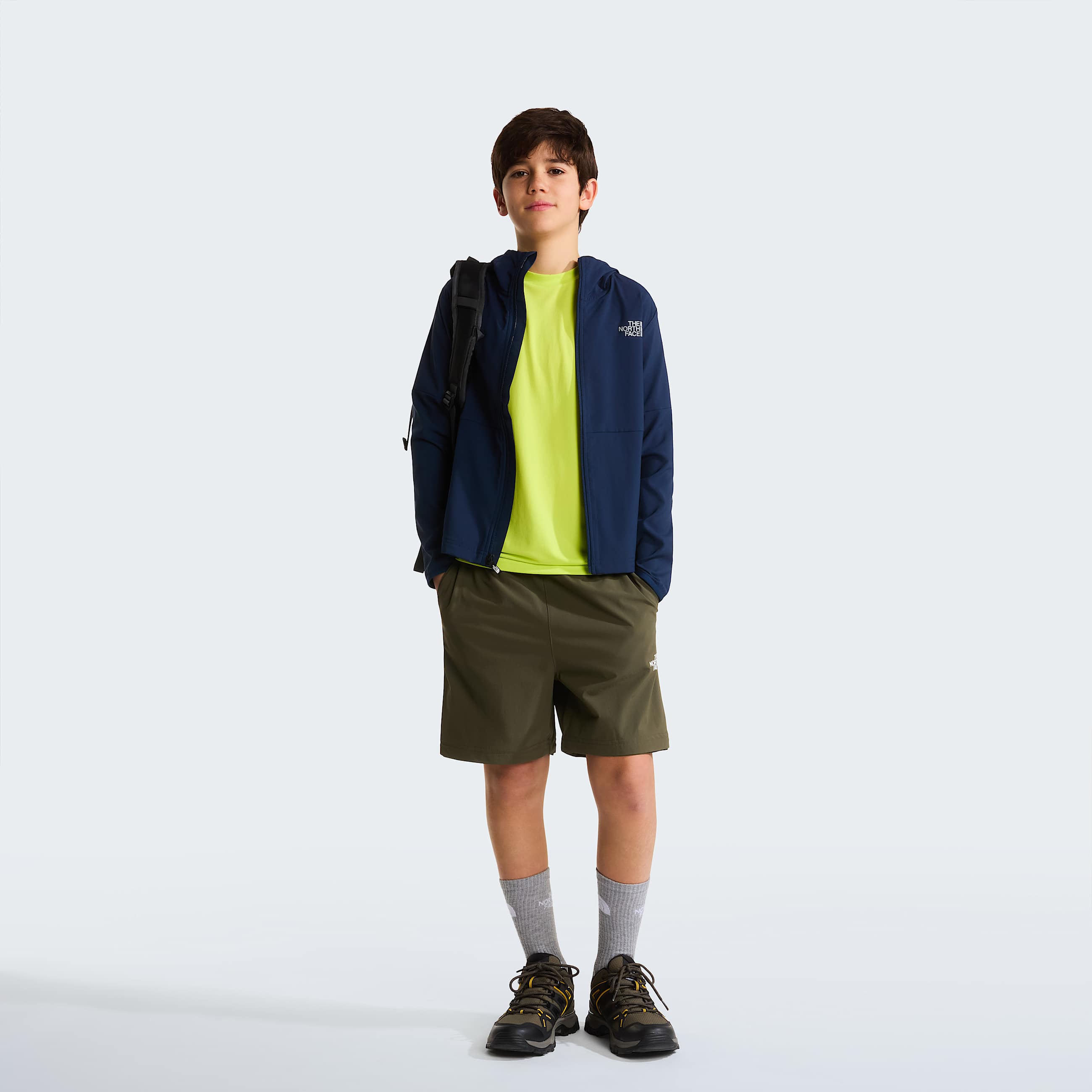 Lightweight Convertible Hiking Trousers Junior TNF ALT1