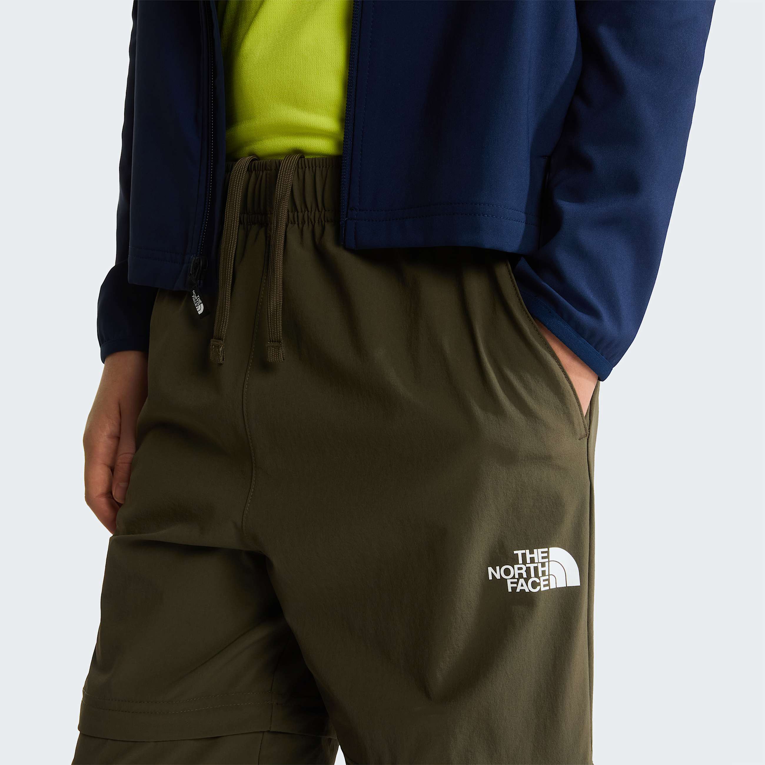 Lightweight Convertible Hiking Trousers Junior TNF ALT5