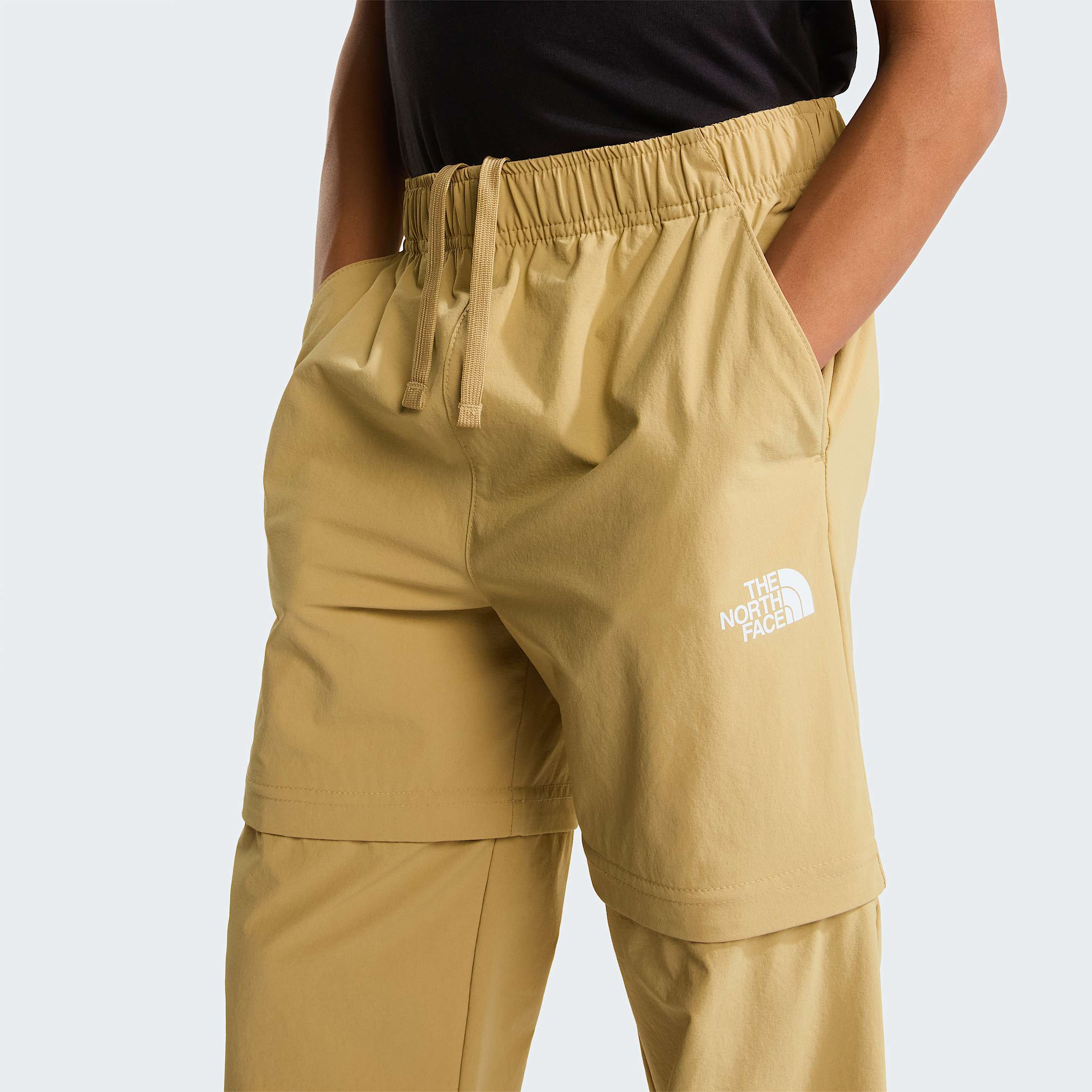 Pantalon de randonne convertible lger pour enfant TNF Khaki Stone ALT5