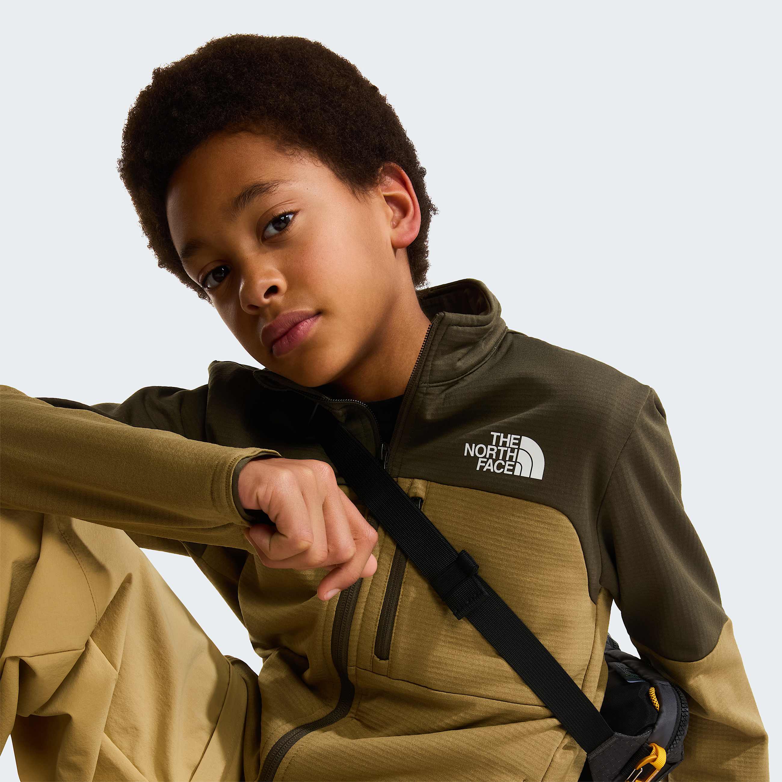 Pantalon de randonne convertible lger pour enfant TNF Khaki Stone ALT7
