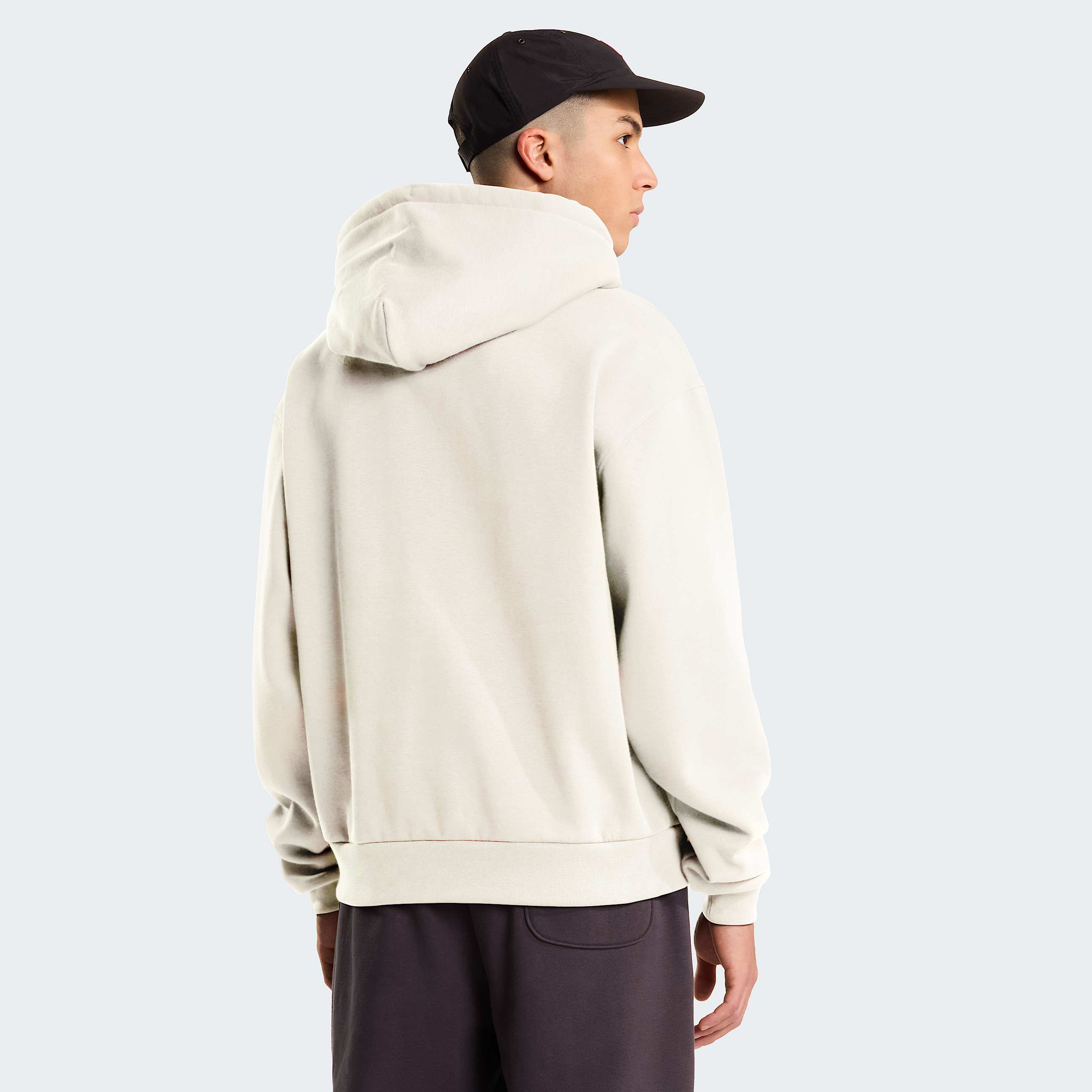 Camisola com capuz Red Box unissexo TNF White Dune ALT5