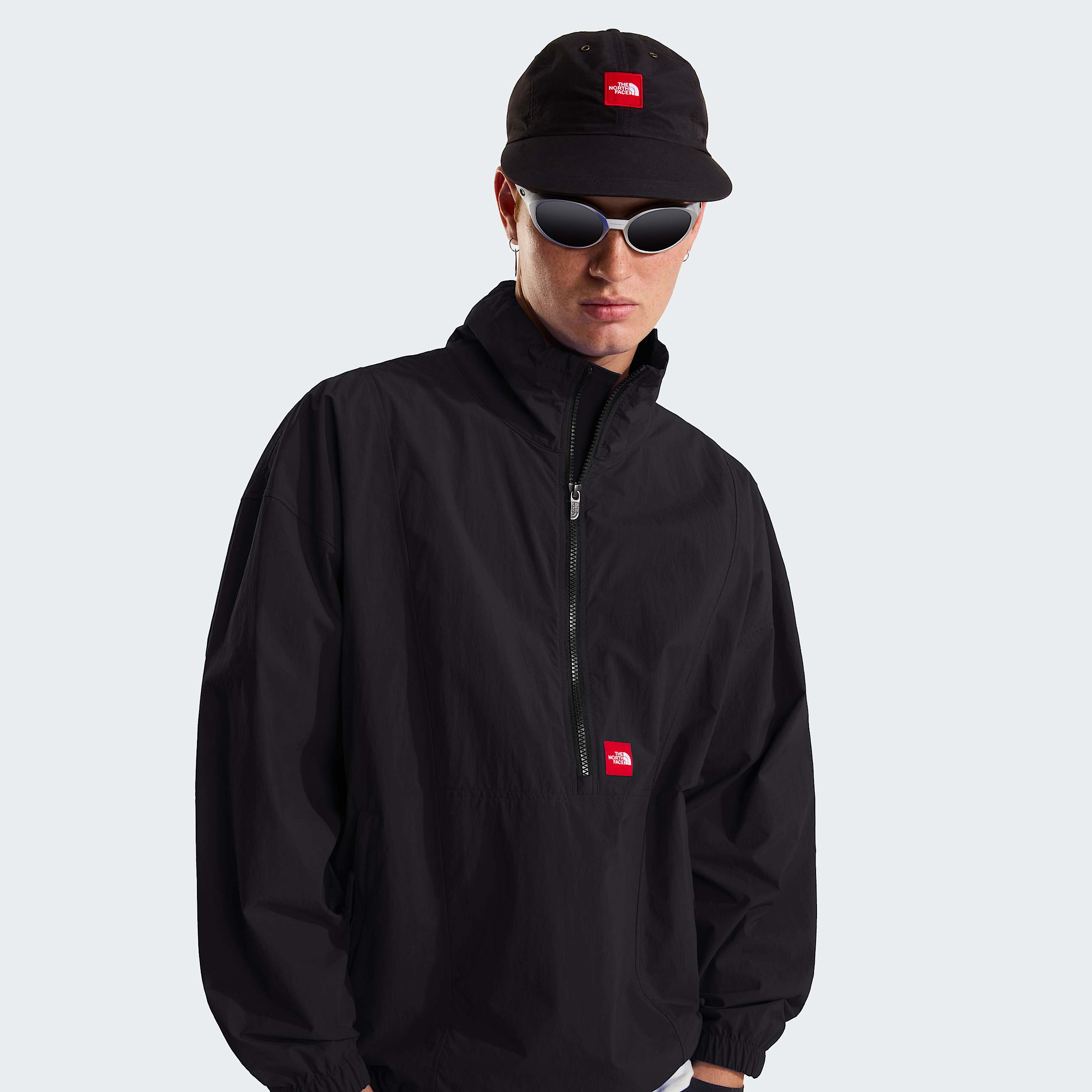 Casaco Red Box Taslan unissexo TNF TNF Black ALT12