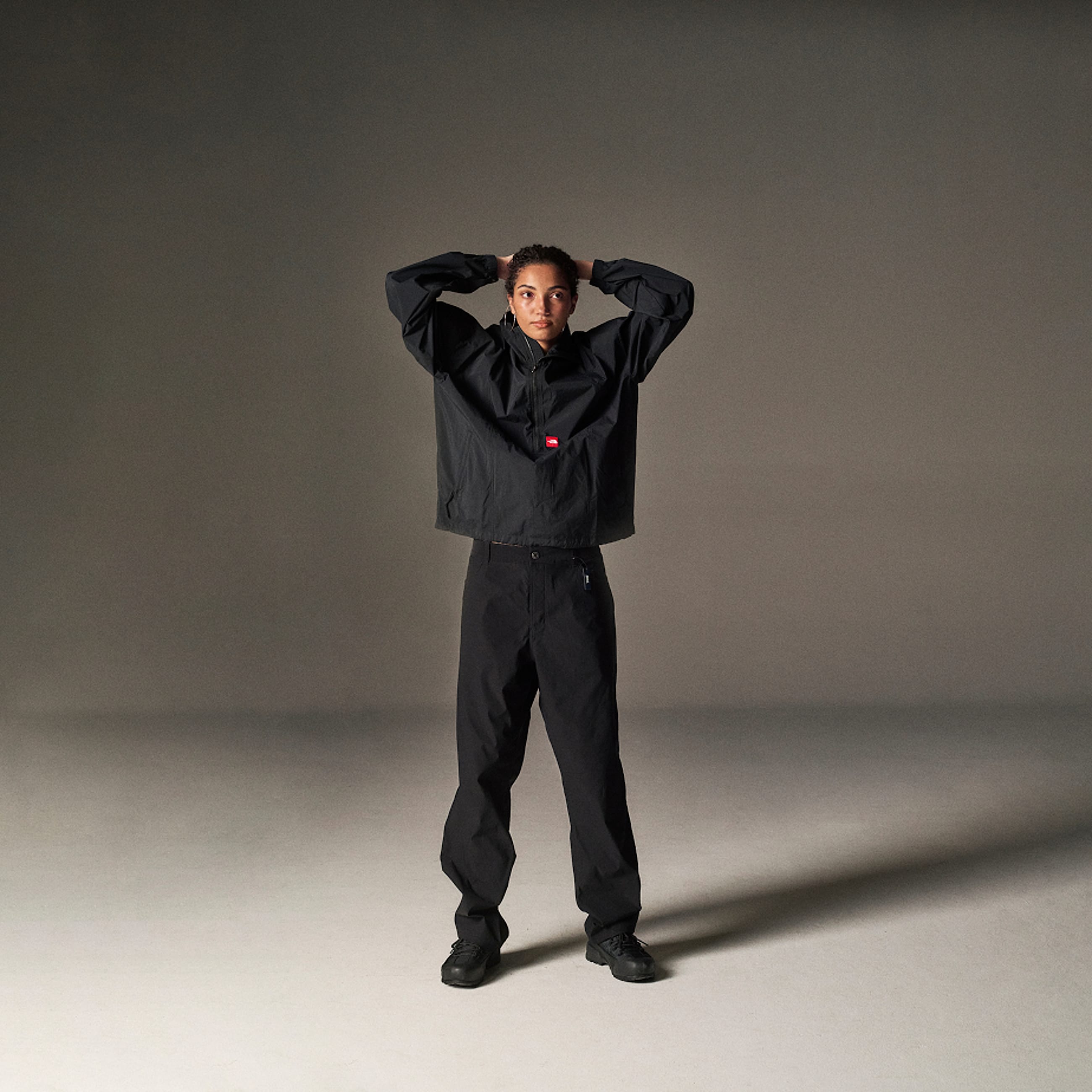 Casaco Red Box Taslan unissexo TNF TNF Black ALT15