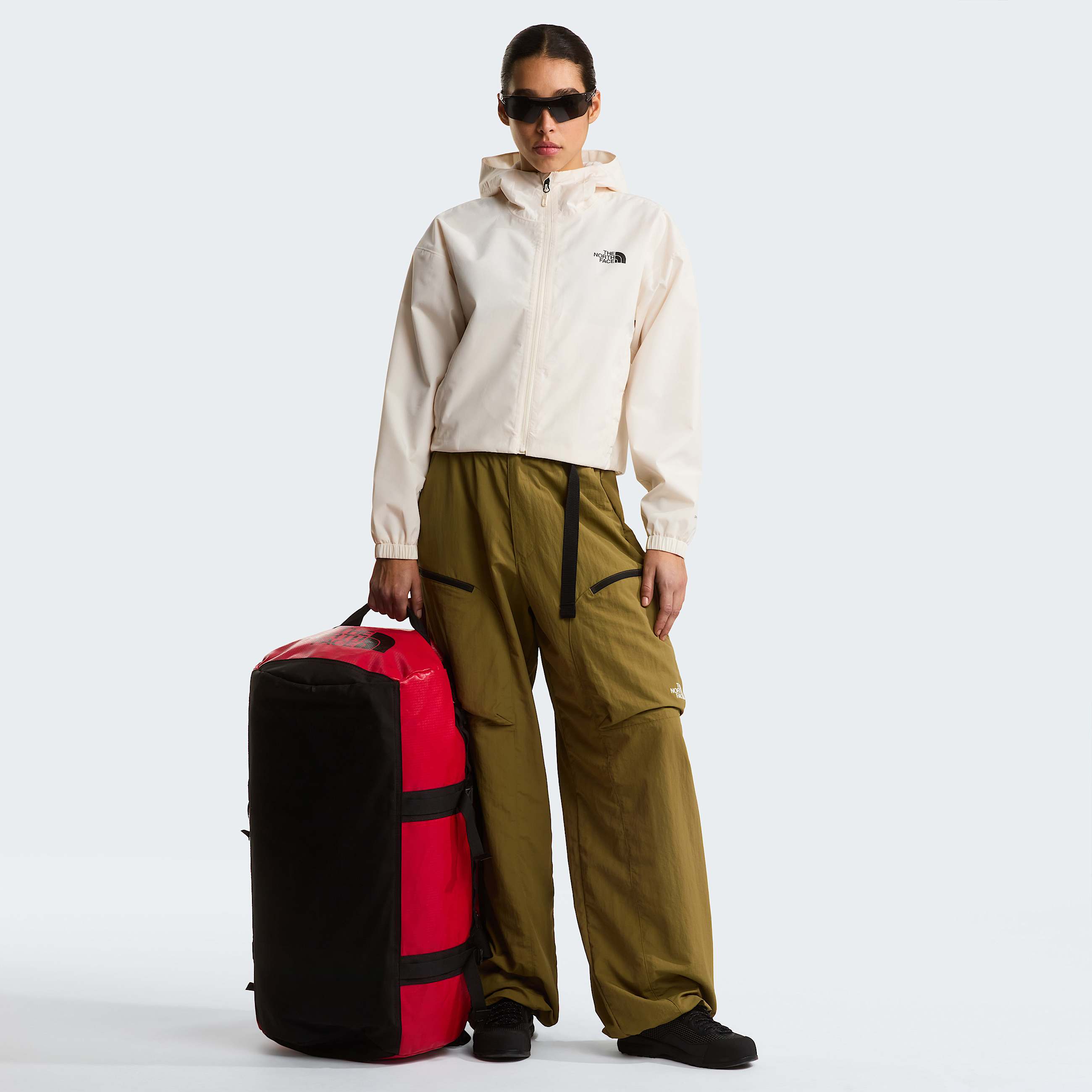 Base Camp DuffelTasche 71L  M TNF TNF RedTNF BlackNPF ALT7