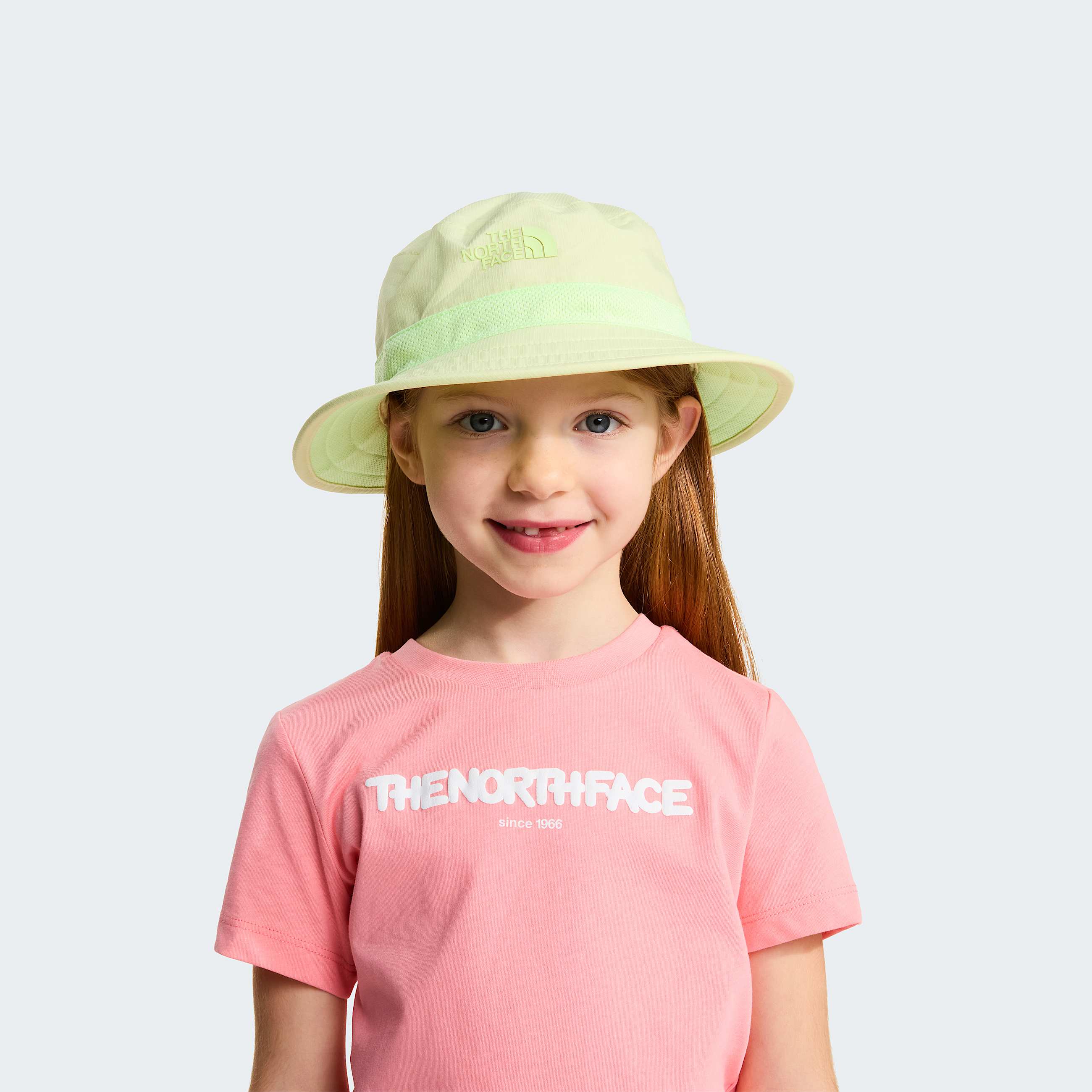 Bob rversible Class V pour jeunes enfants TNF Lemon Mist Logo Weather Topo Phantom Print ALT1