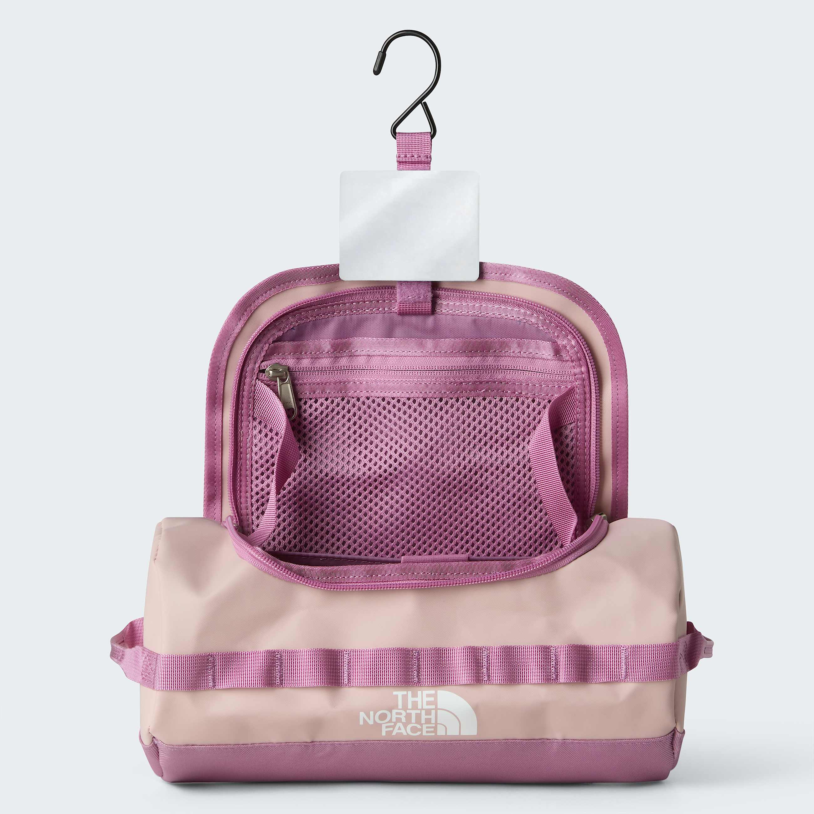Base Camp Travel Washbag  L TNF Metal PinkHushed Lavender ALT2