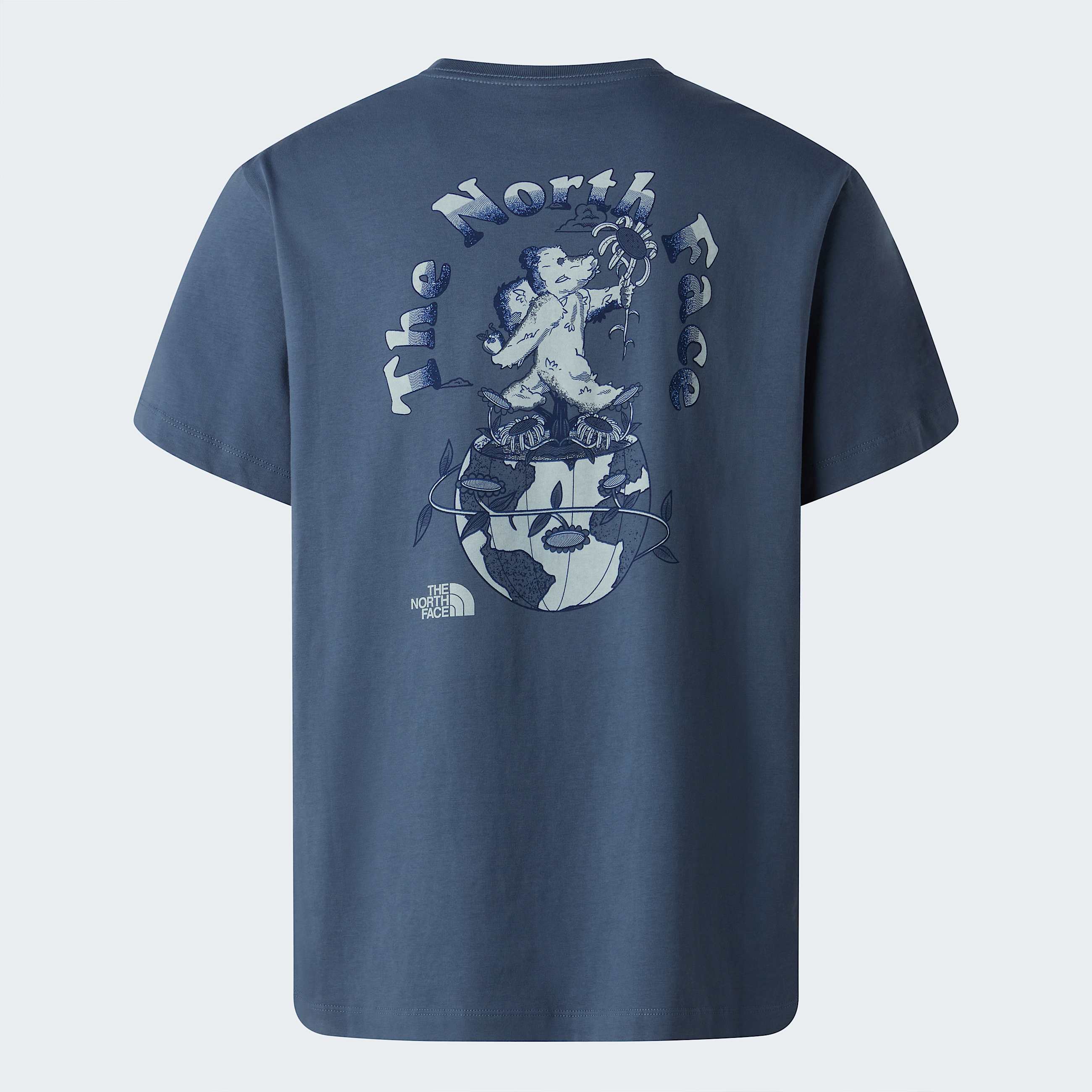Retro Earth relaxt geschnittenes TShirt mit Grafik fr Herren TNF ALT21