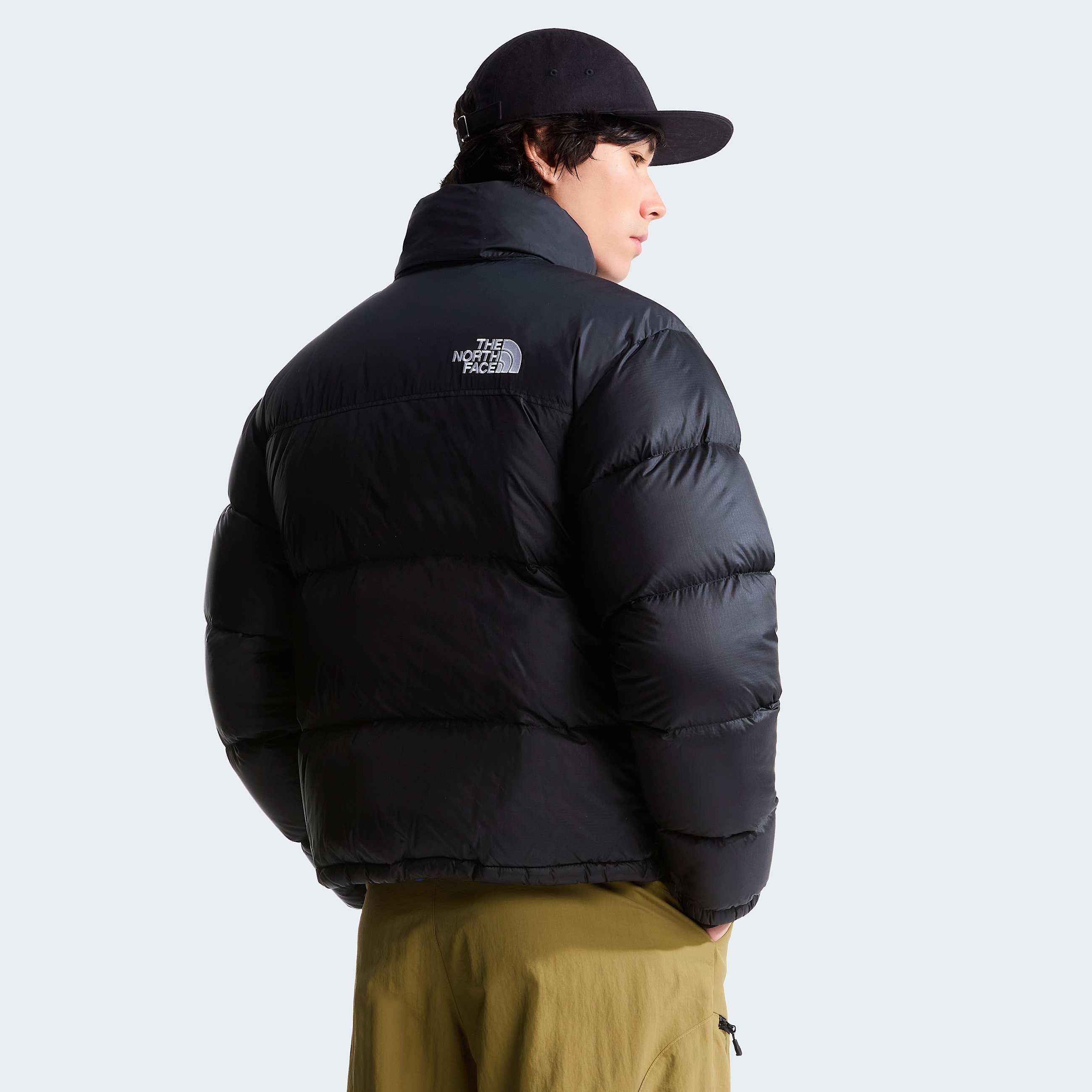 Mens 1996 Retro Nuptse Jacket TNF TNF BlackNPFR ALT3
