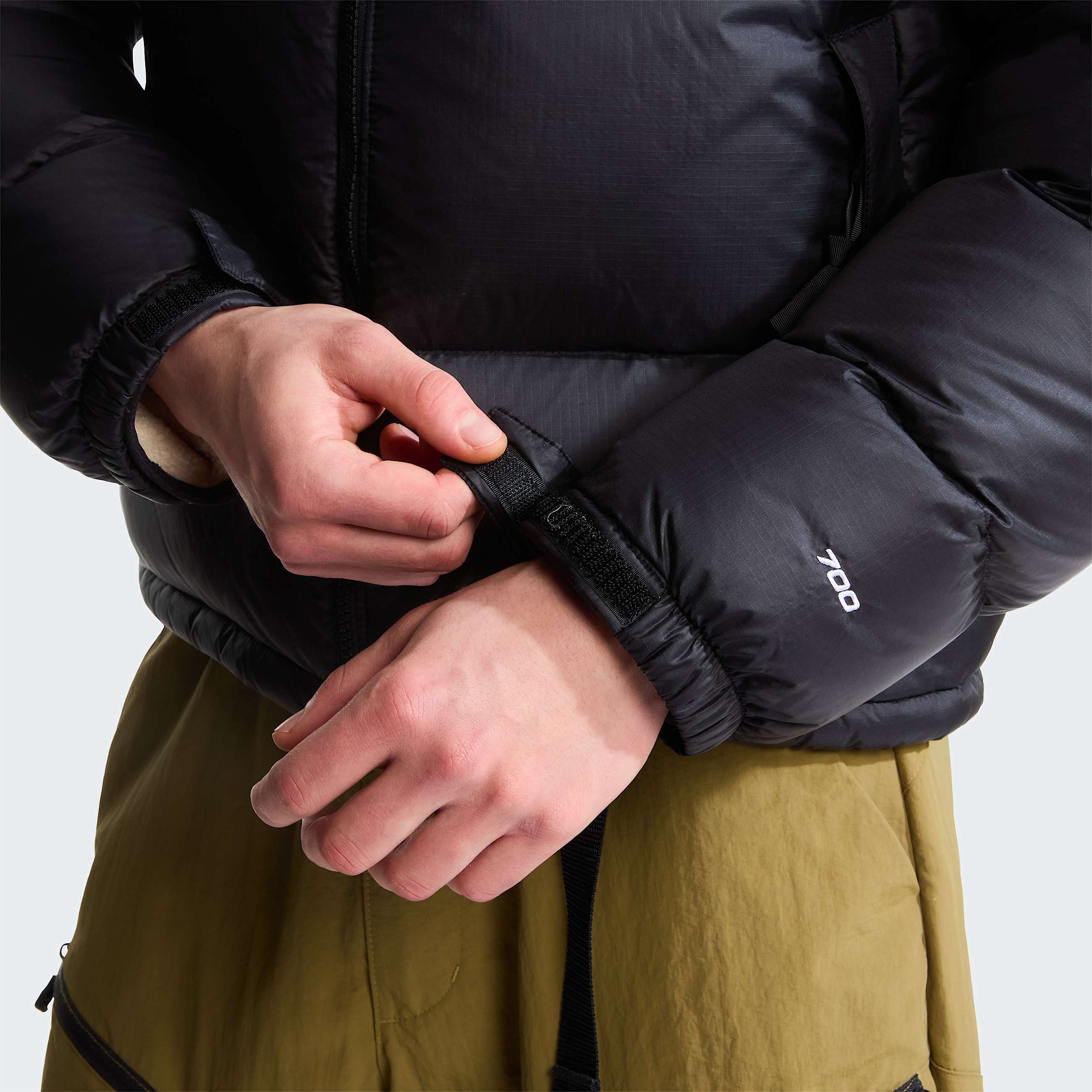 Mens 1996 Retro Nuptse Jacket TNF TNF BlackNPFR ALT7