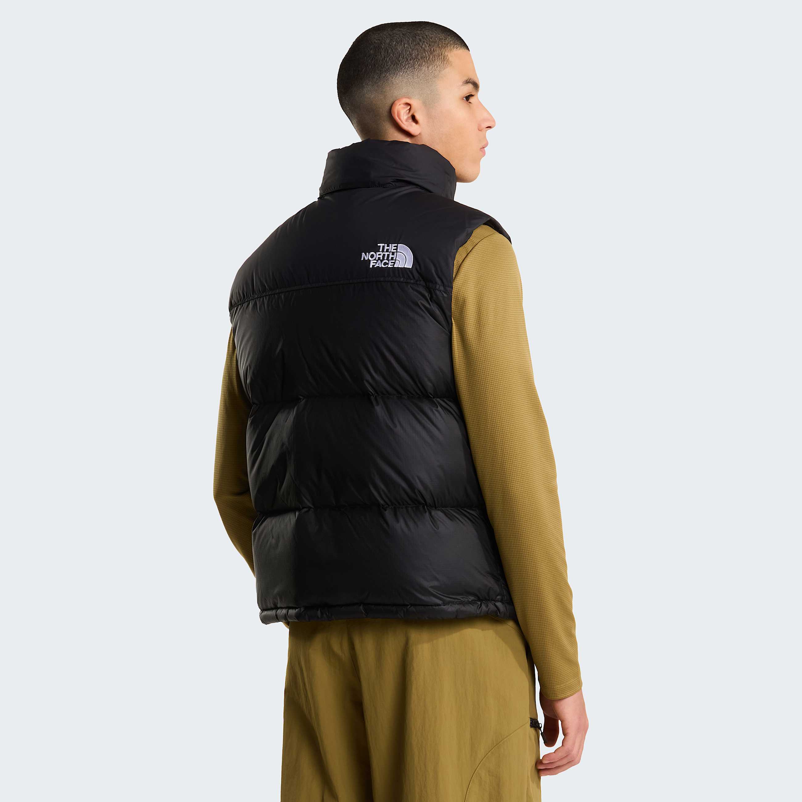 Mens 1996 Retro Nuptse Gilet TNF TNF BlackRecycled Down ALT3