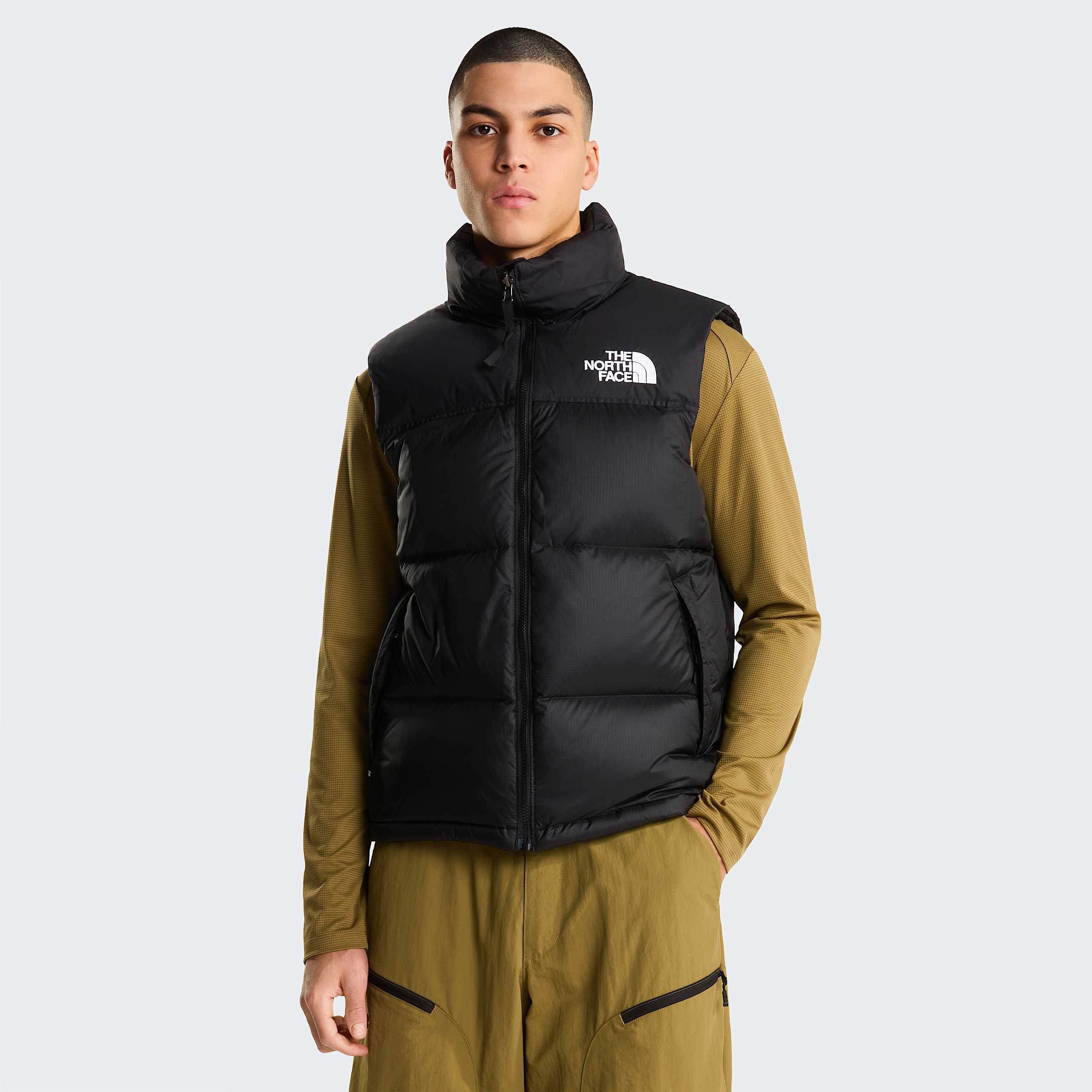 Mens 1996 Retro Nuptse Gilet TNF TNF BlackRecycled Down HERO