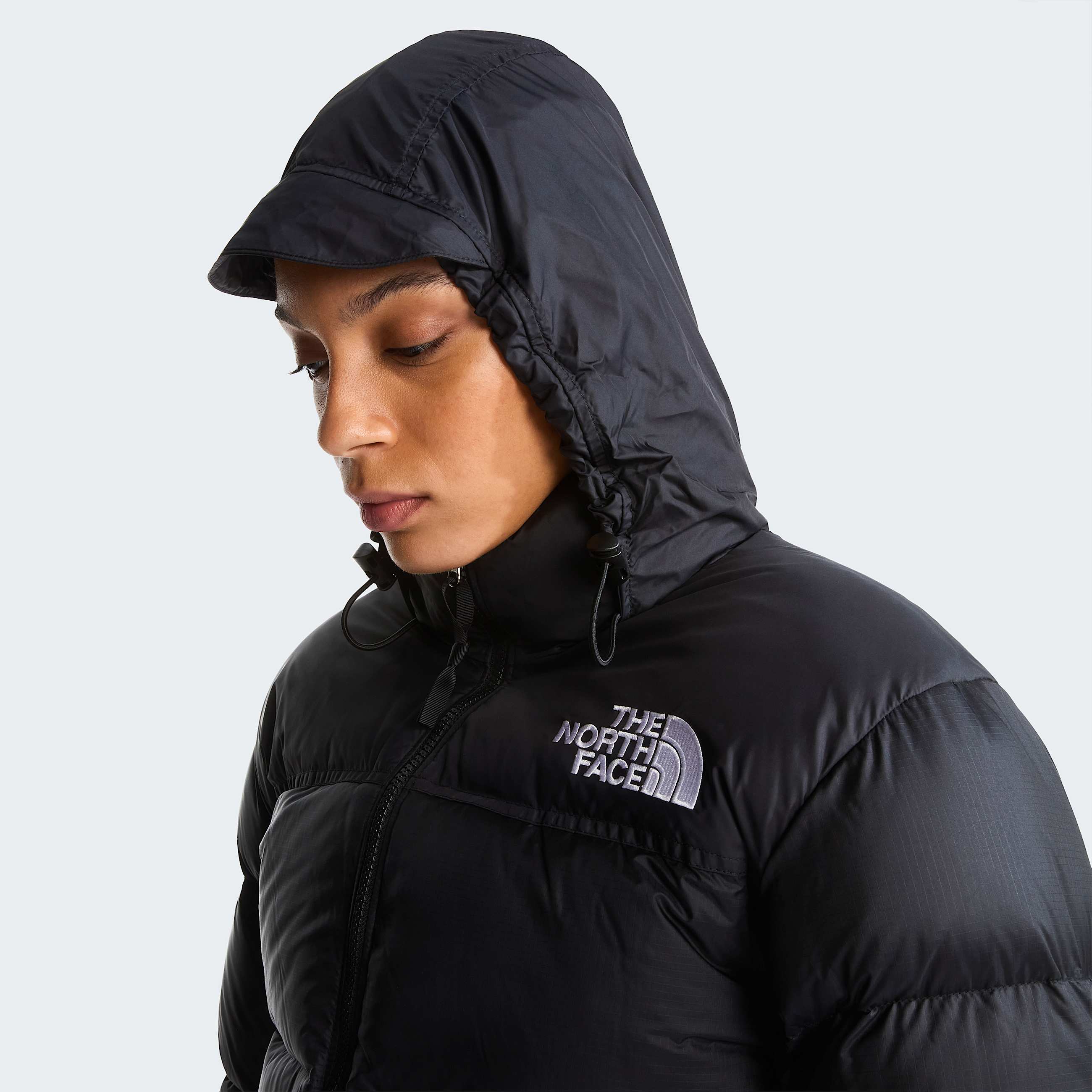 Womens 1996 Retro Nuptse Jacket TNF TNF BlackRecycled Down ALT5