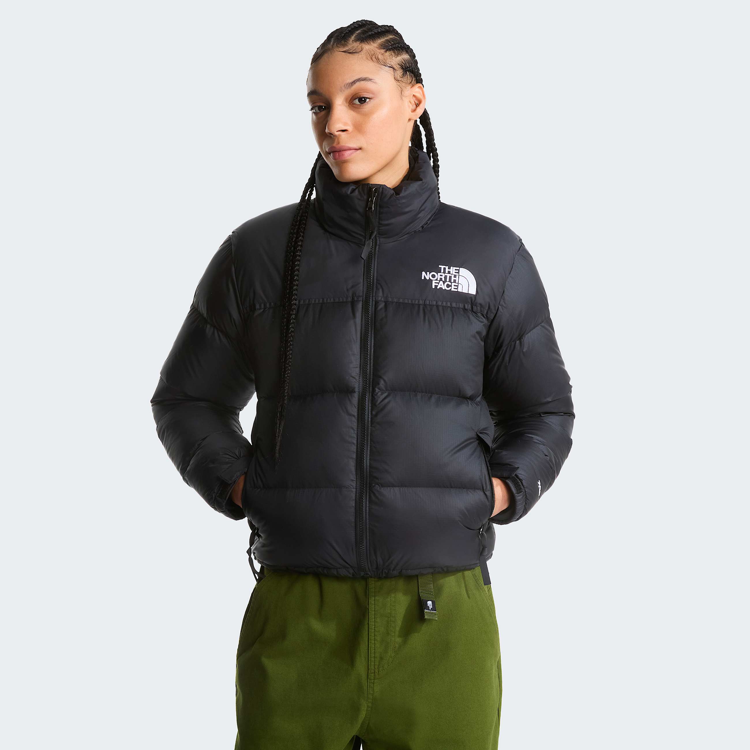Womens 1996 Retro Nuptse Jacket TNF TNF BlackRecycled Down HERO