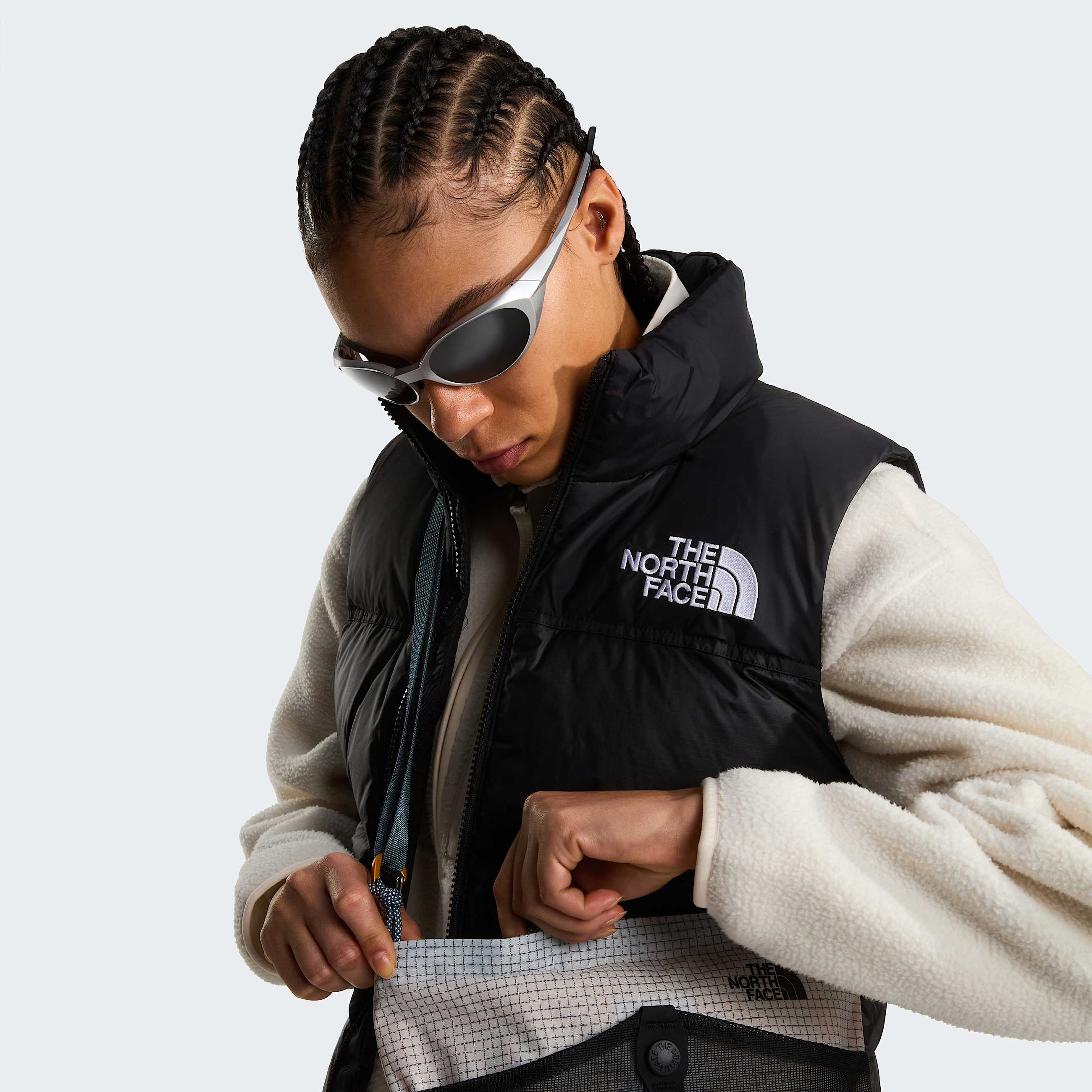 1996 Retro Nuptse Daunenweste fr Damen TNF ALT10