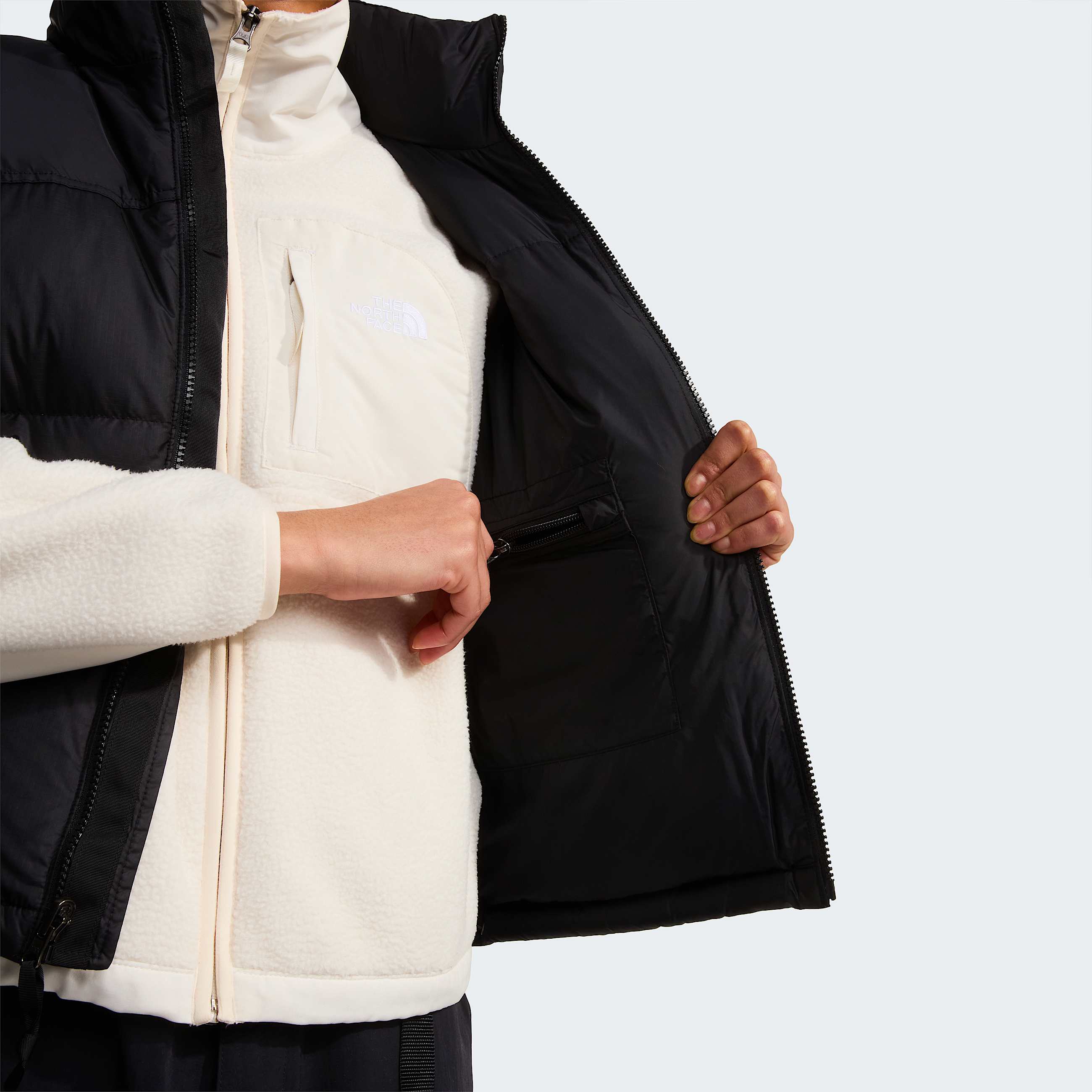 1996 Retro Nuptse Daunenweste fr Damen TNF ALT8