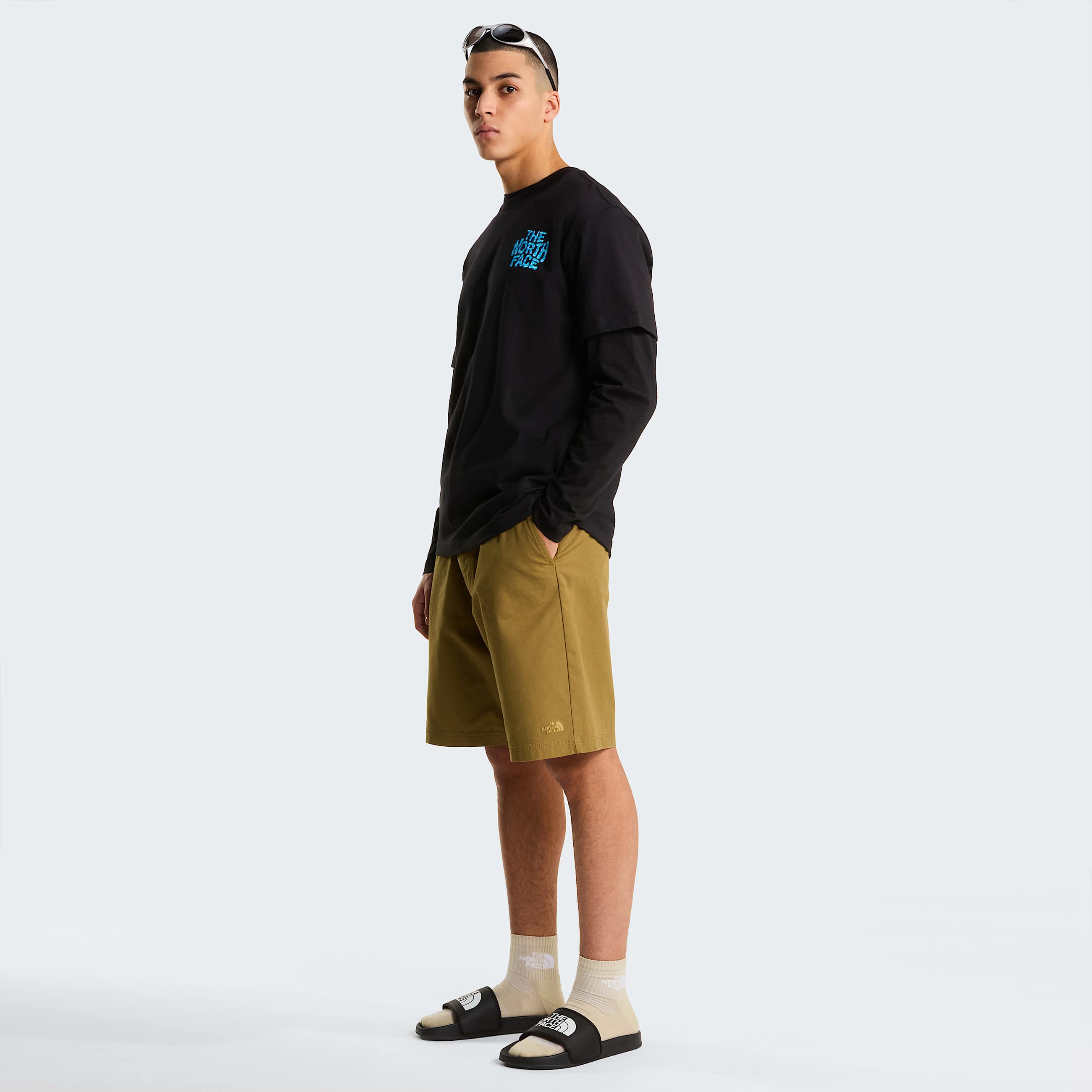 Mens Base Camp Slides III TNF TNF BlackTNF White ALT3