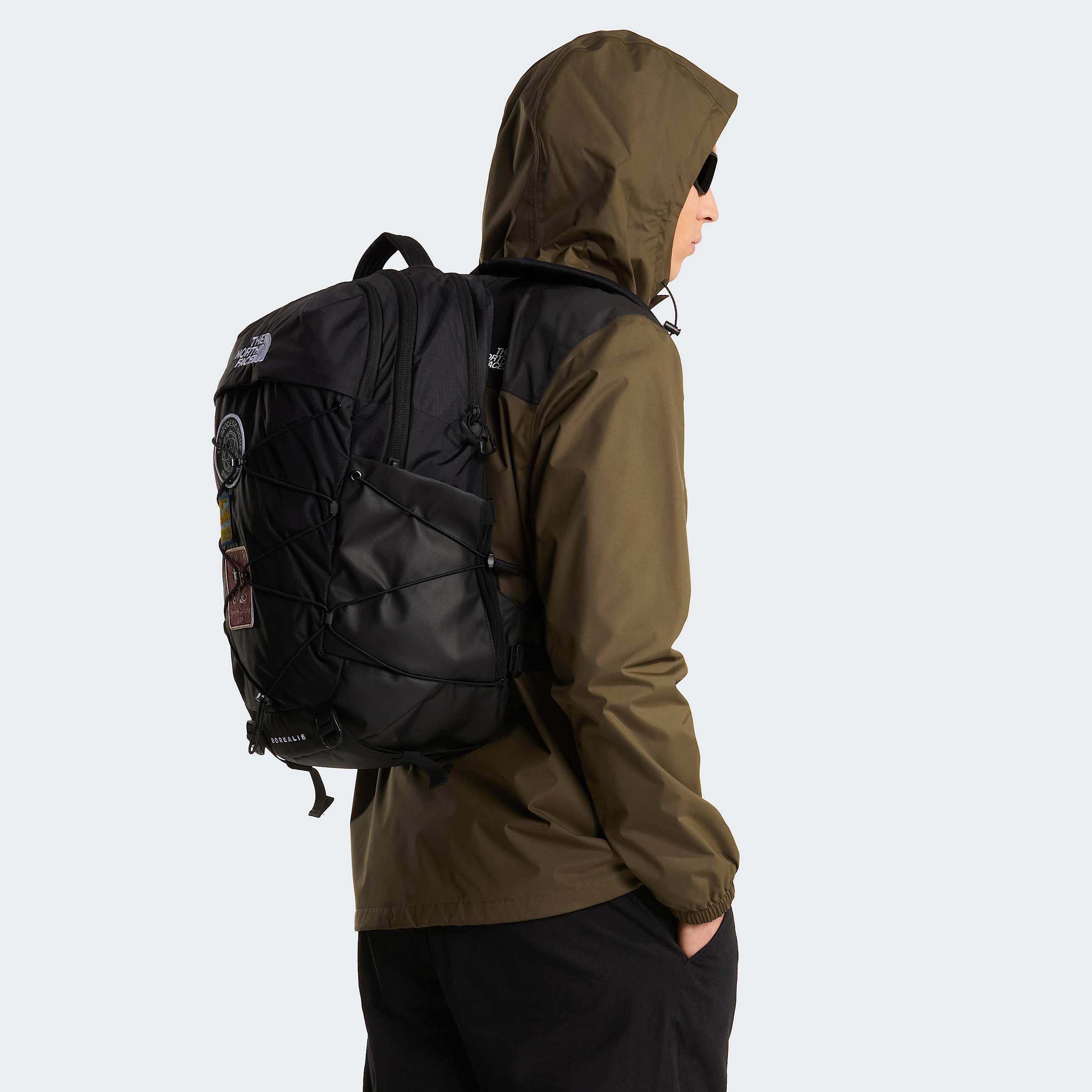 Zaino Borealis TNF TNF Black U Borealis PatchTNF White ALT1