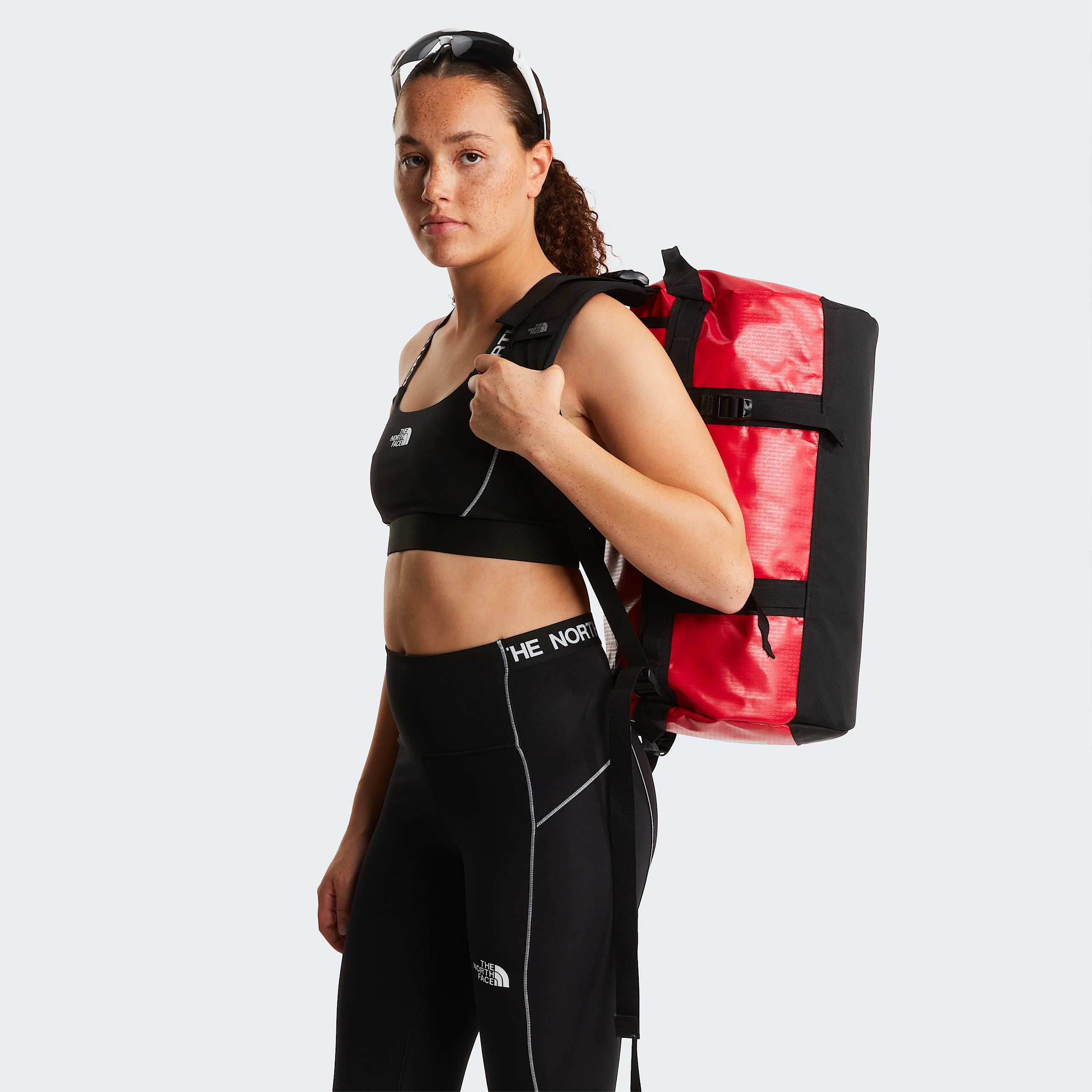 Base Camp Duffel 31L  Extra Small TNF TNF RedTNF BlackNPF ALT1