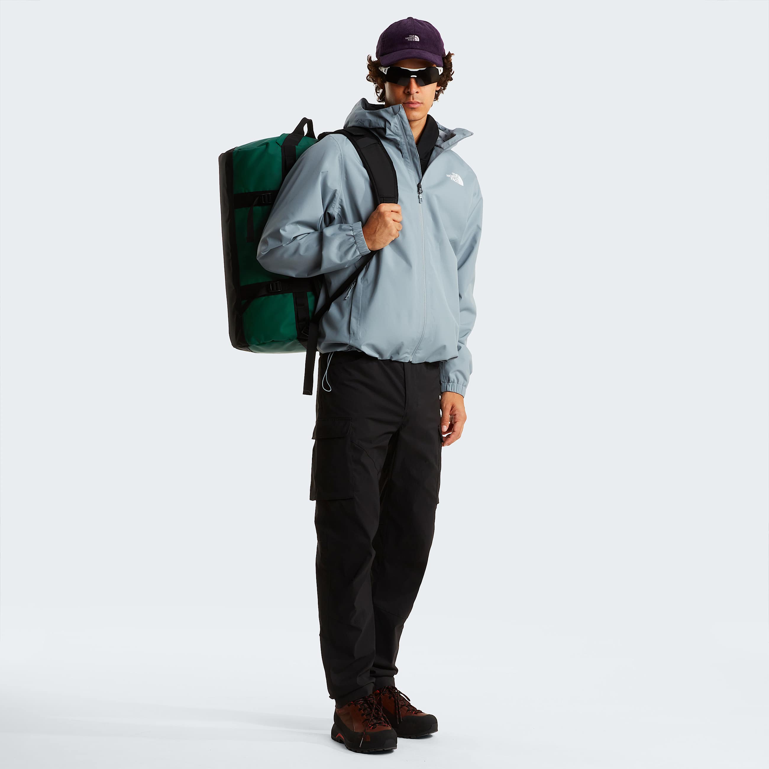 Base Camp Duffel 50L  Small TNF EvergreenTNF Black ALT7