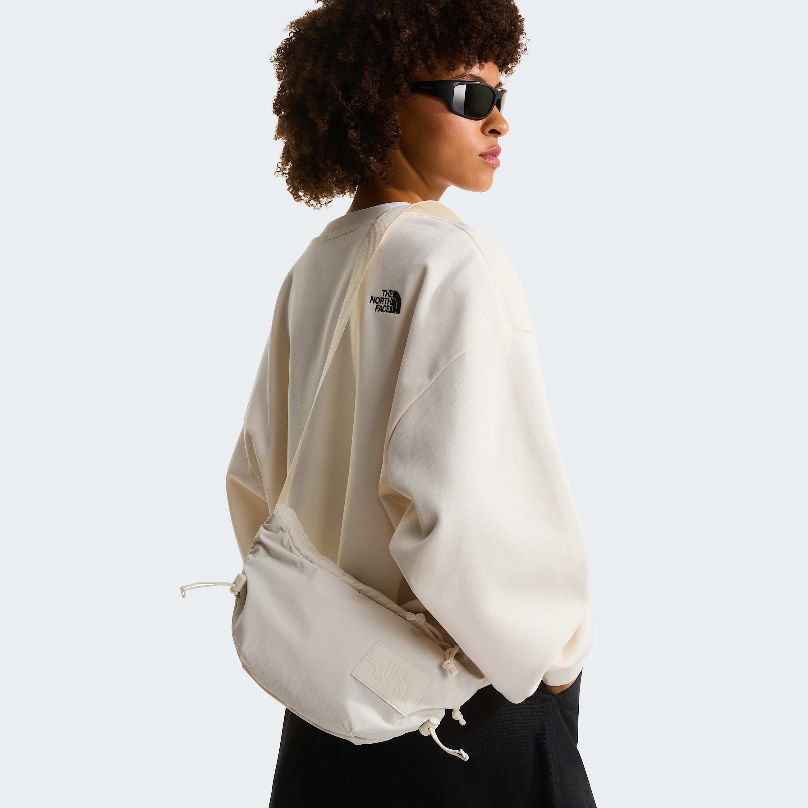Never Stopcrossbodytas voor dames TNF White Dune ALT1